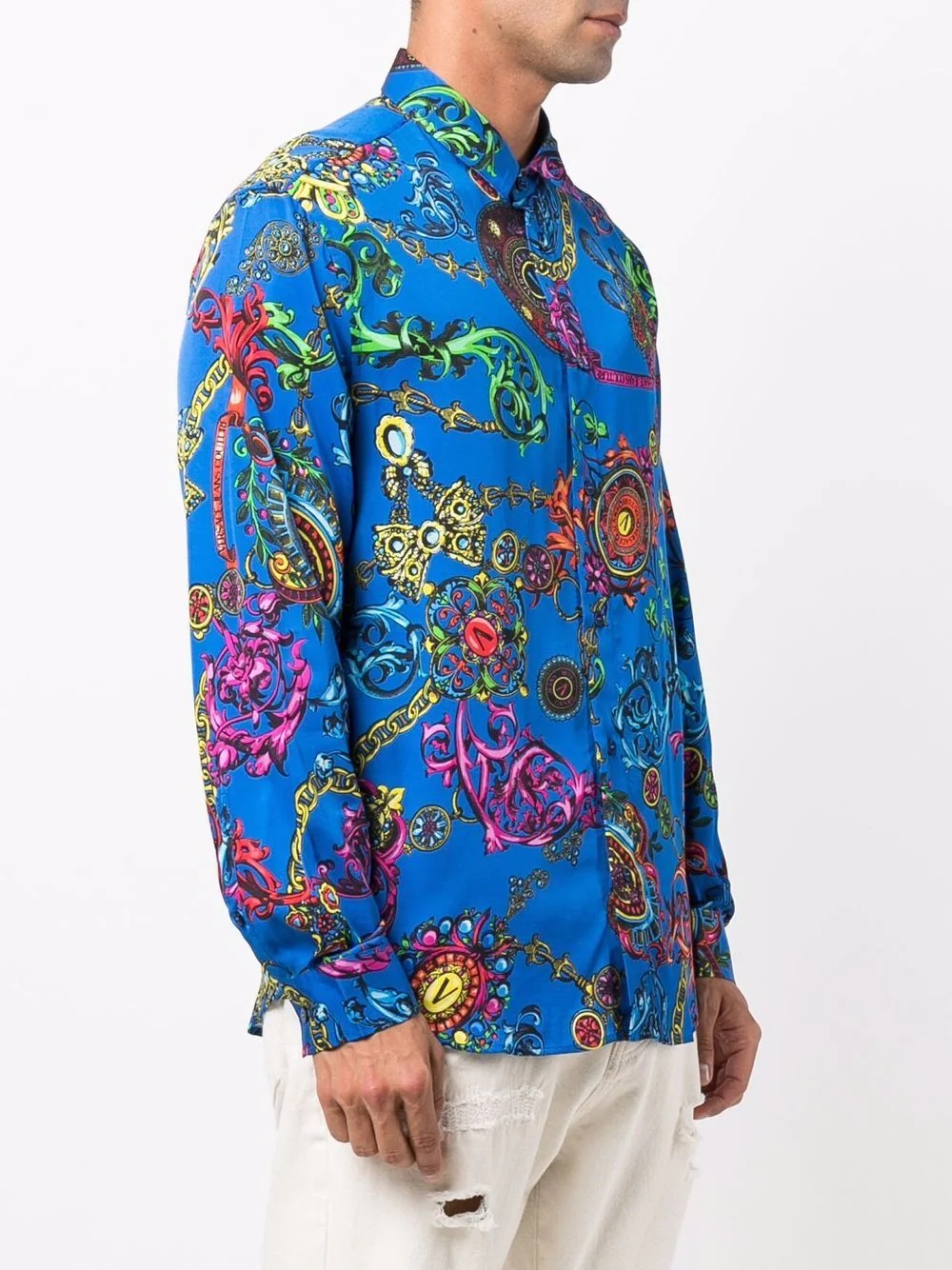 Regalia Baroque-print long-sleeve shirt - 3