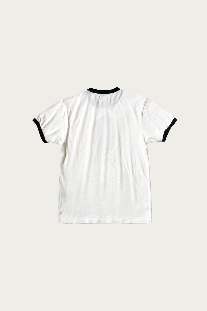 Kapital 20/-Jersey Crew T (SUN SHY) - White outlook