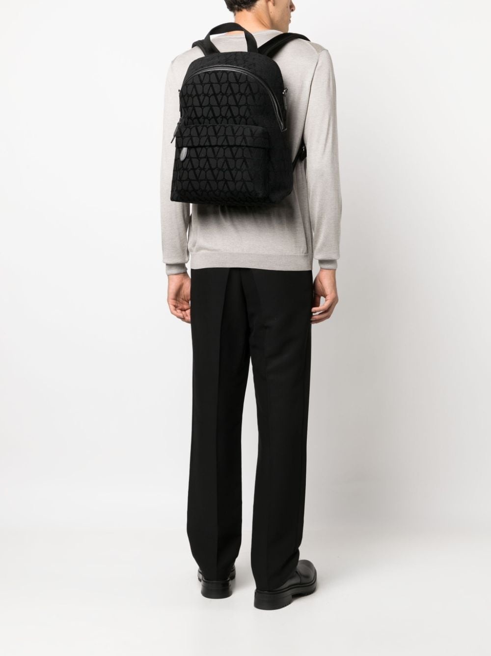 Toile Iconographe leather-trim backpack - 2