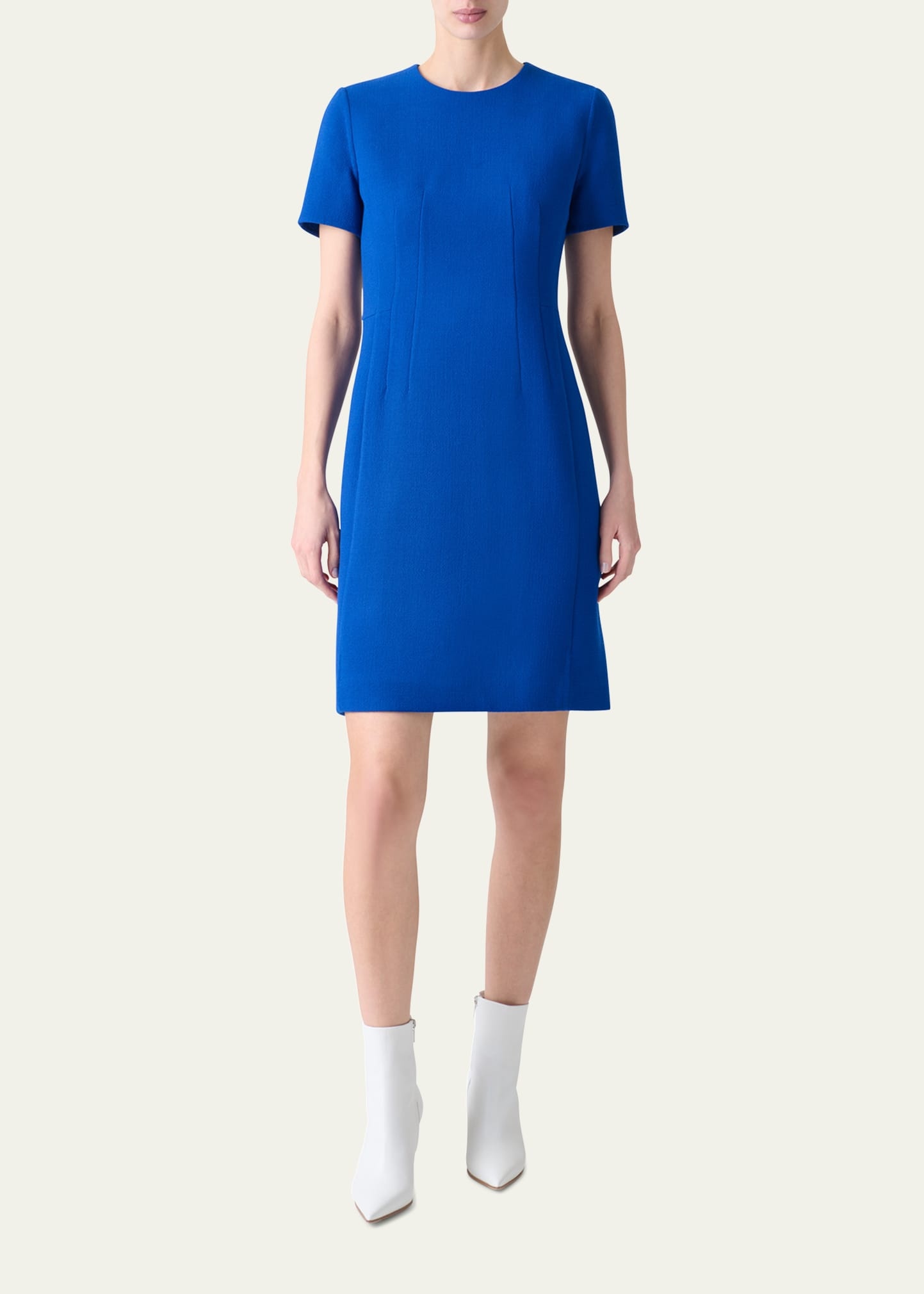 Tailored Wool Crepe Dress - 2