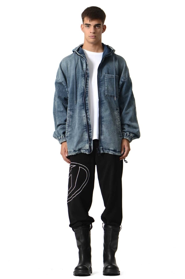 Diesel DIESEL D-Hennes Jogg Jacket Blue | wrongweather