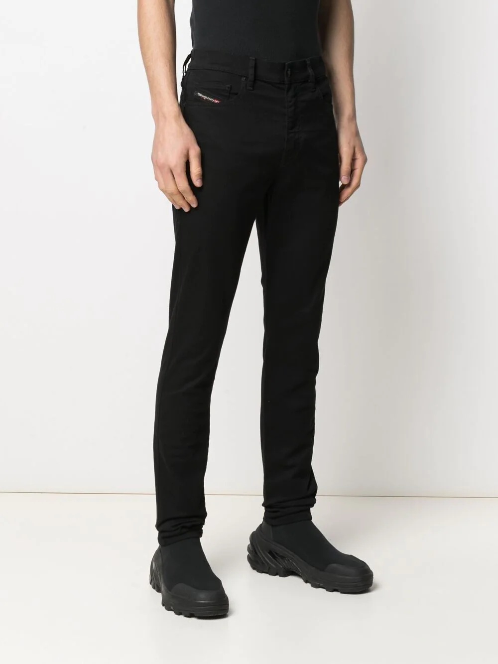 mid-rise skinny jeans - 3