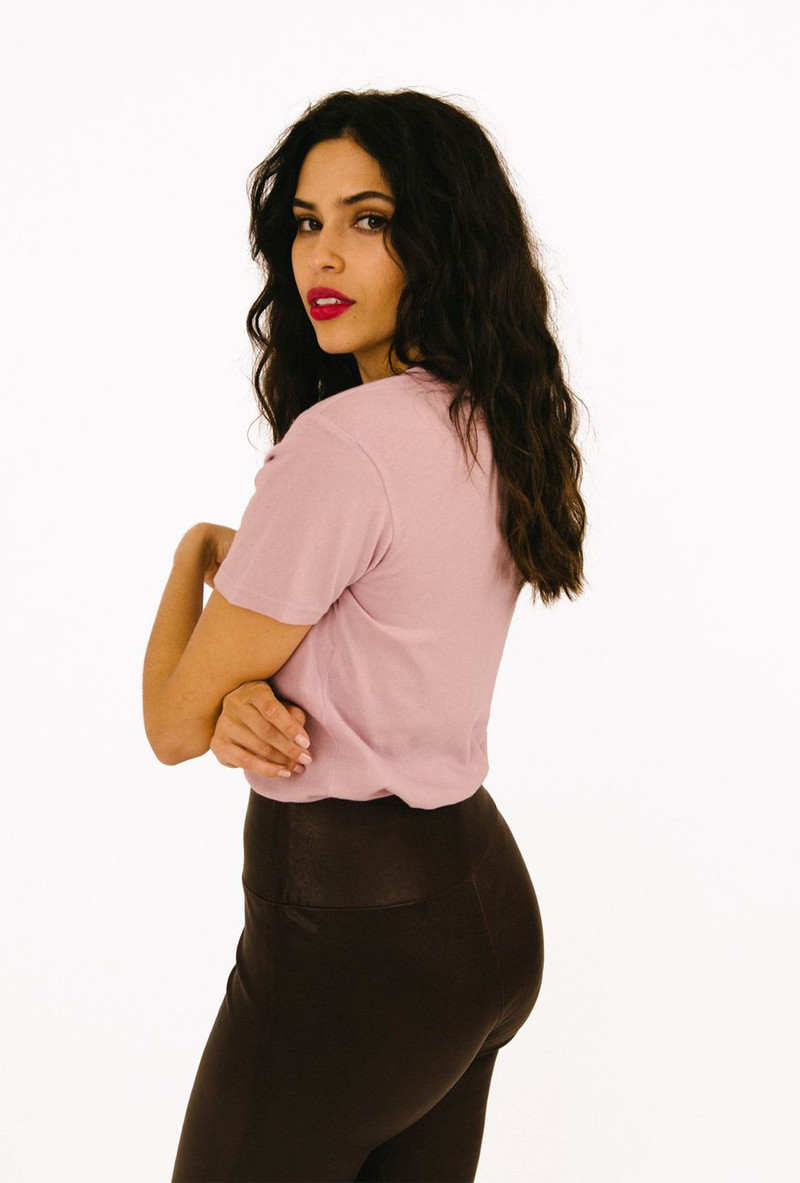 SPRWMN LILAC COTTON BABY TEE outlook