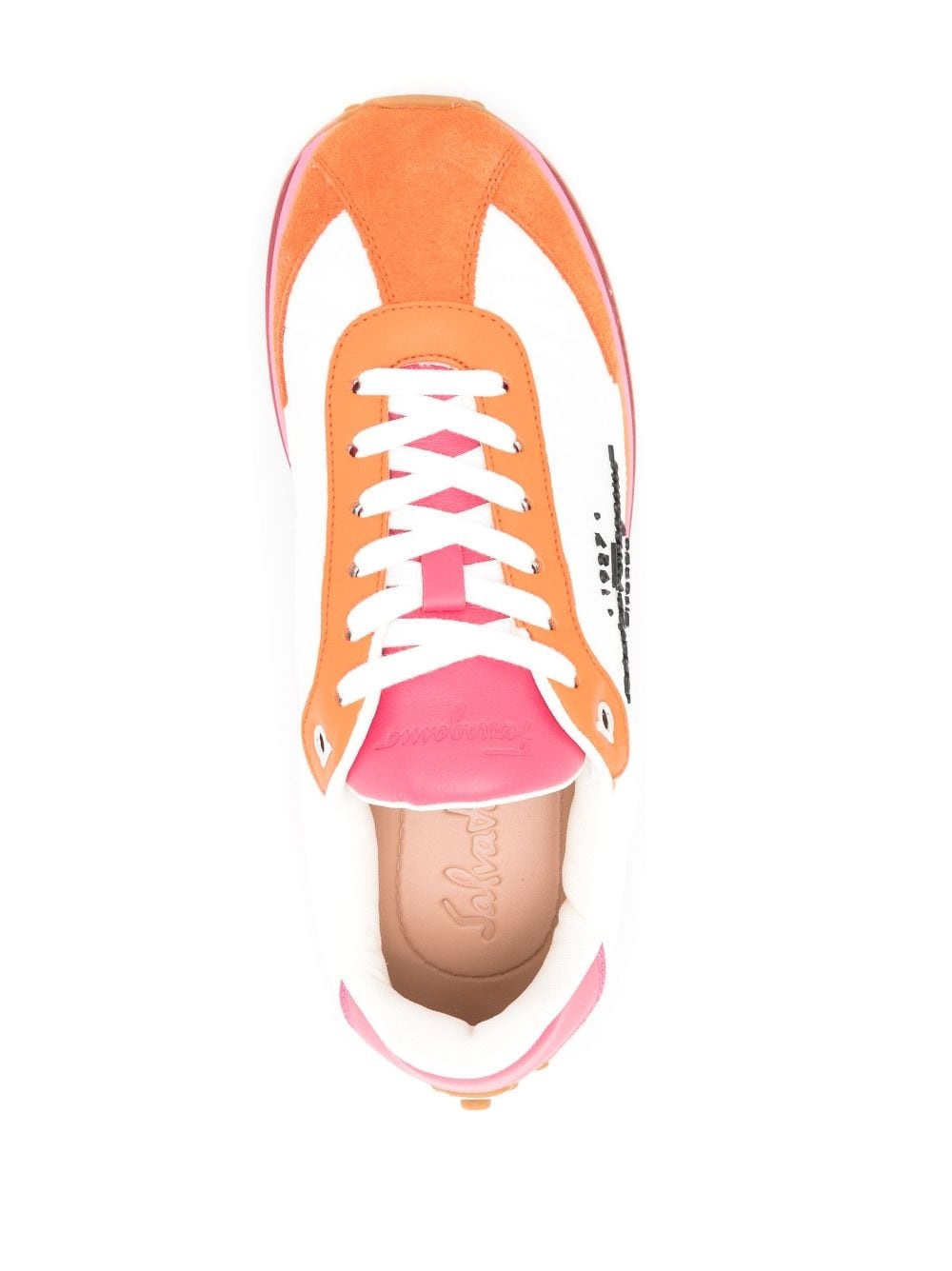 Cuir low-top sneakers - 4