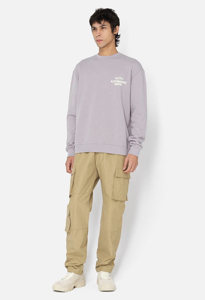 NEPAL OVERSIZED CREWNECK PULLOVER 4