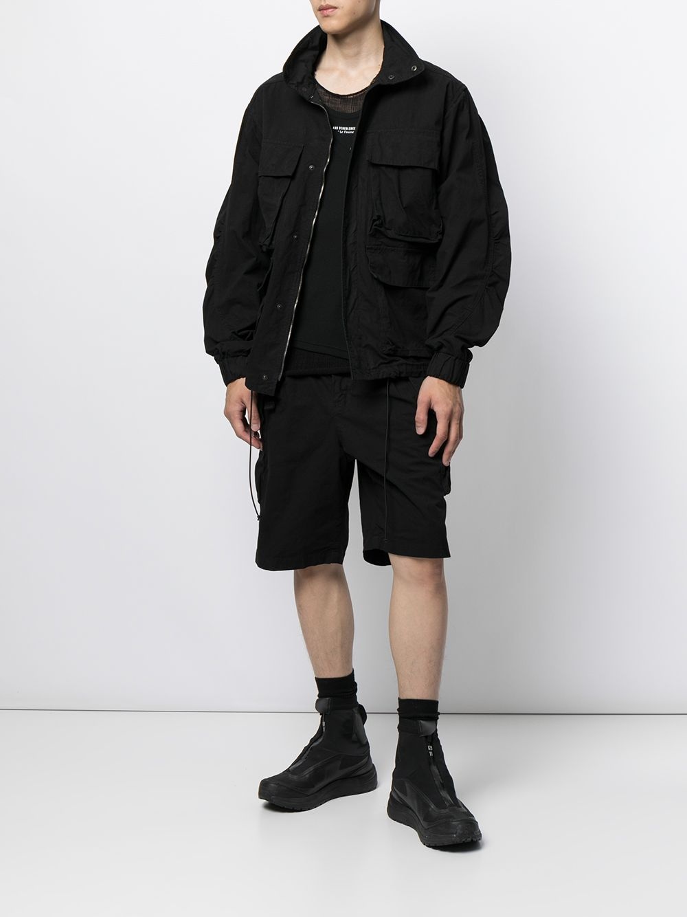 cargo-pocket field jacket - 3