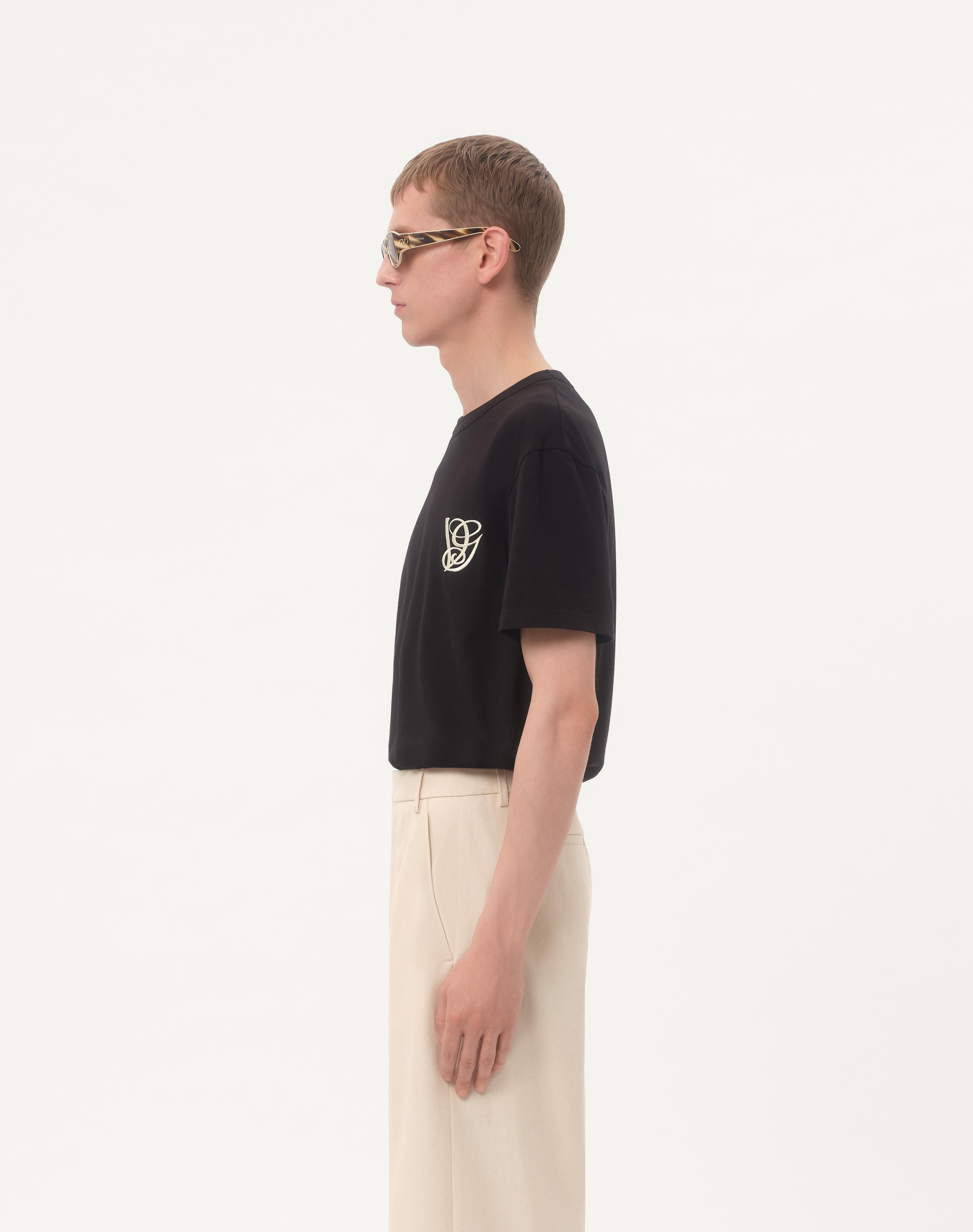COTTON T-SHIRT WITH VG PATCH - 6