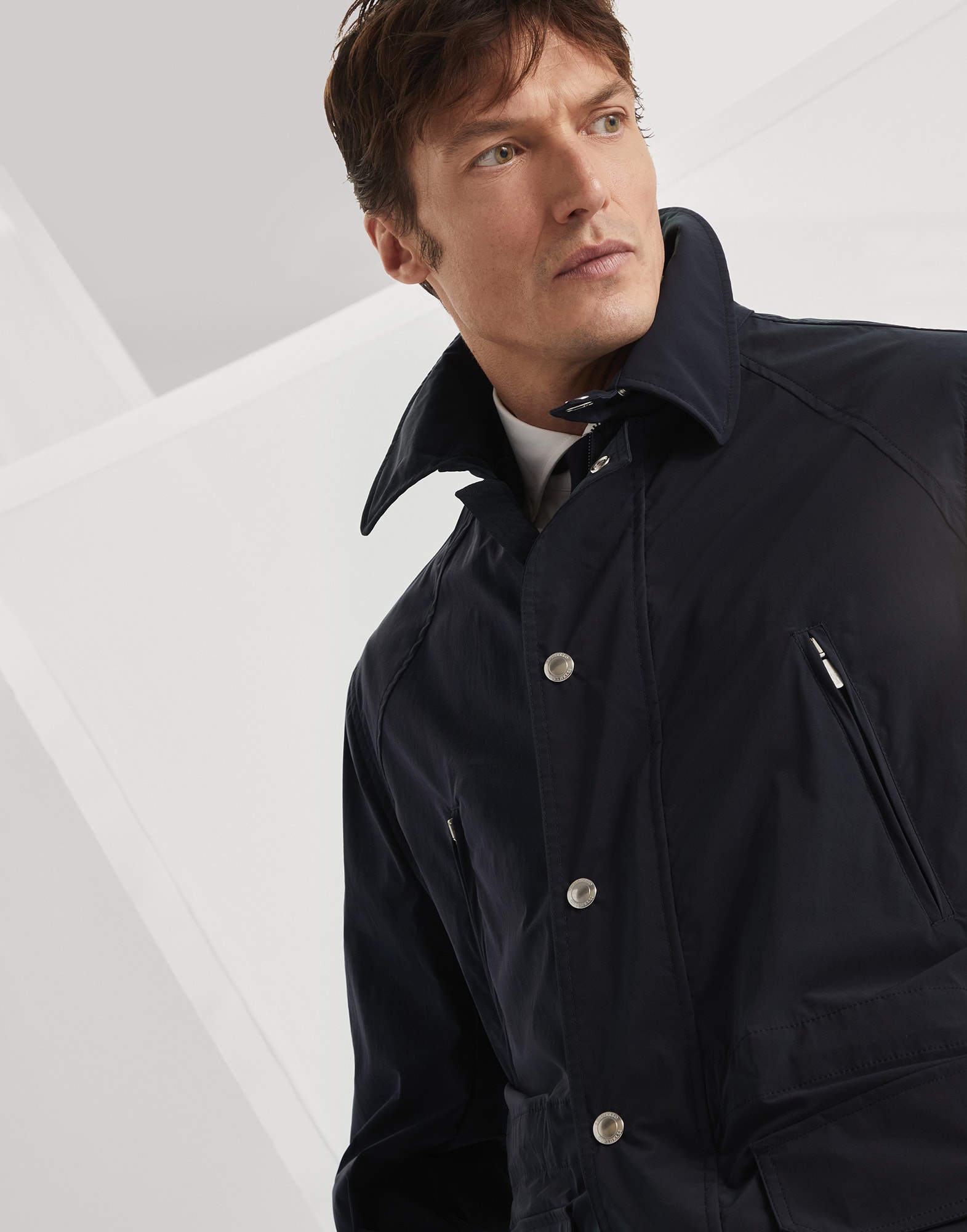 Water-resistant bonded cotton unlined convertible parka - 3