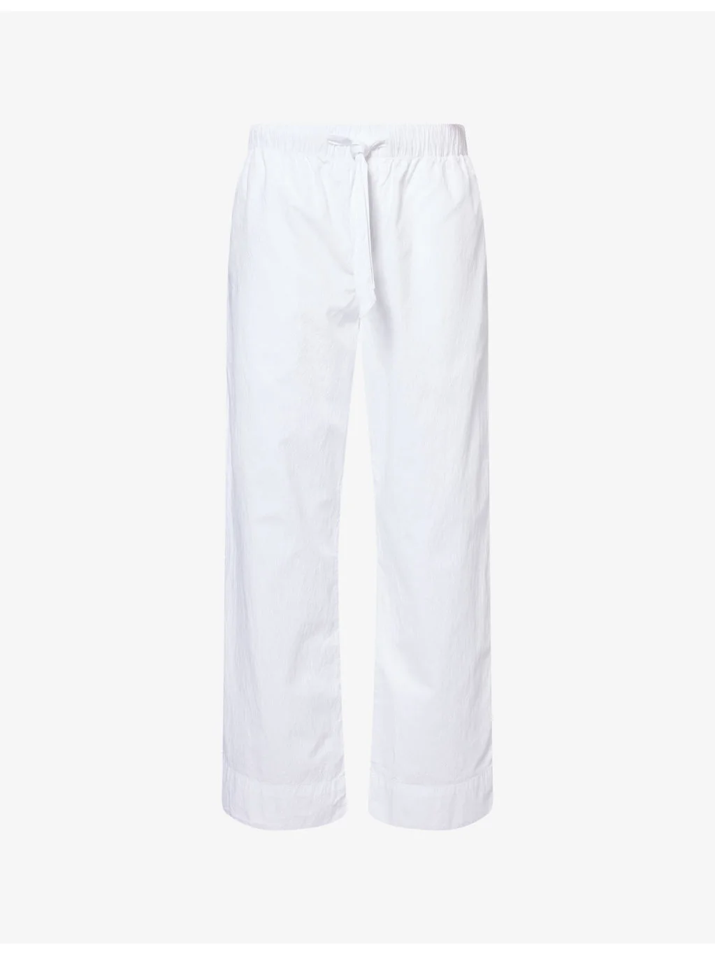 Luan Seersucker Straight-Leg Cotton-Blend Trousers - 1