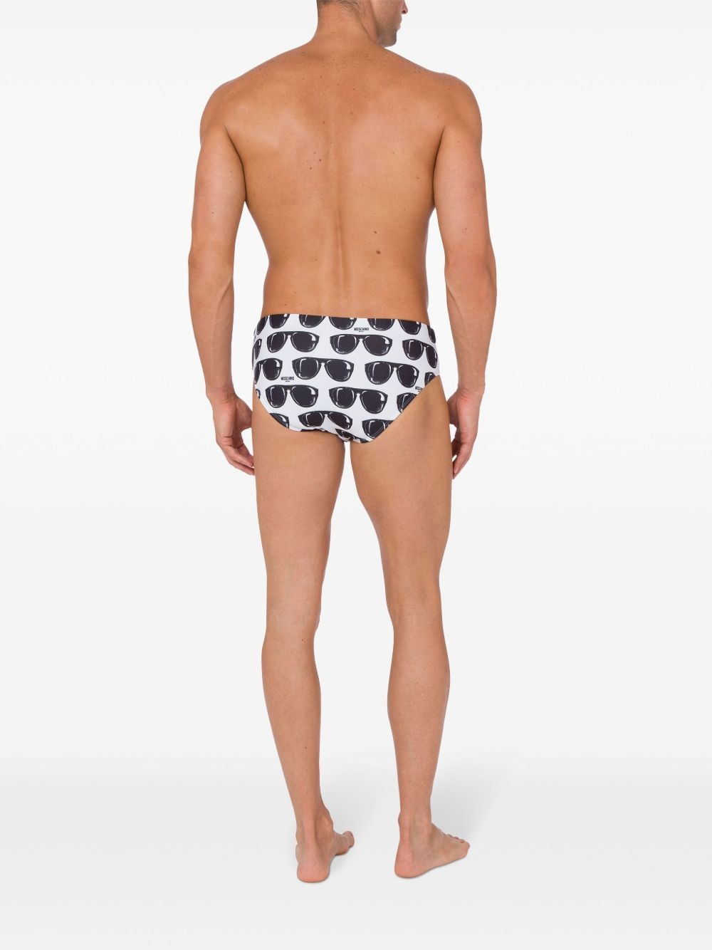 sunglssed-print swim briefs - 4