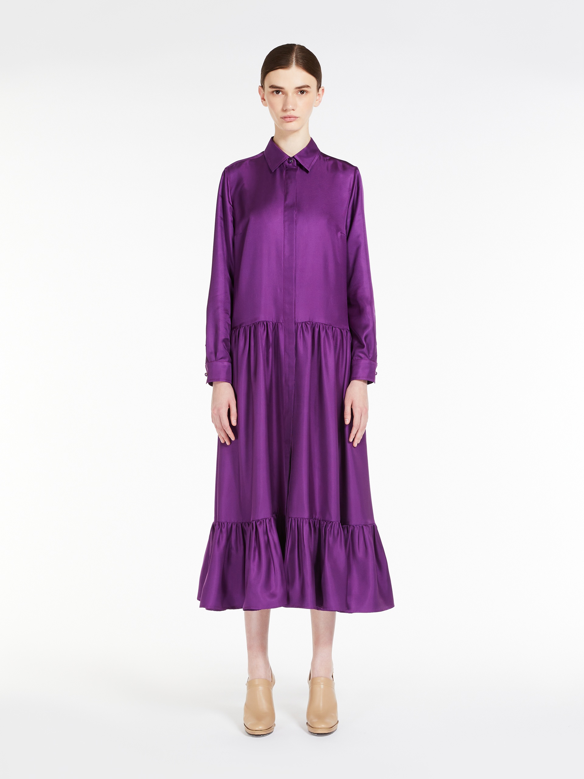 YARD Silk twill dress - 3