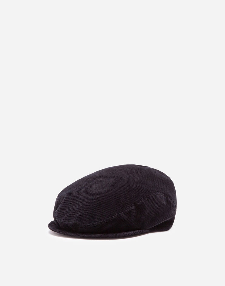 Stretch corduroy flat cap - 1