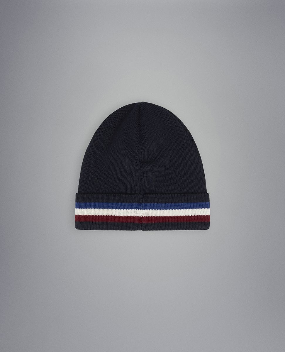 Wool beanie with iconic badge - 2