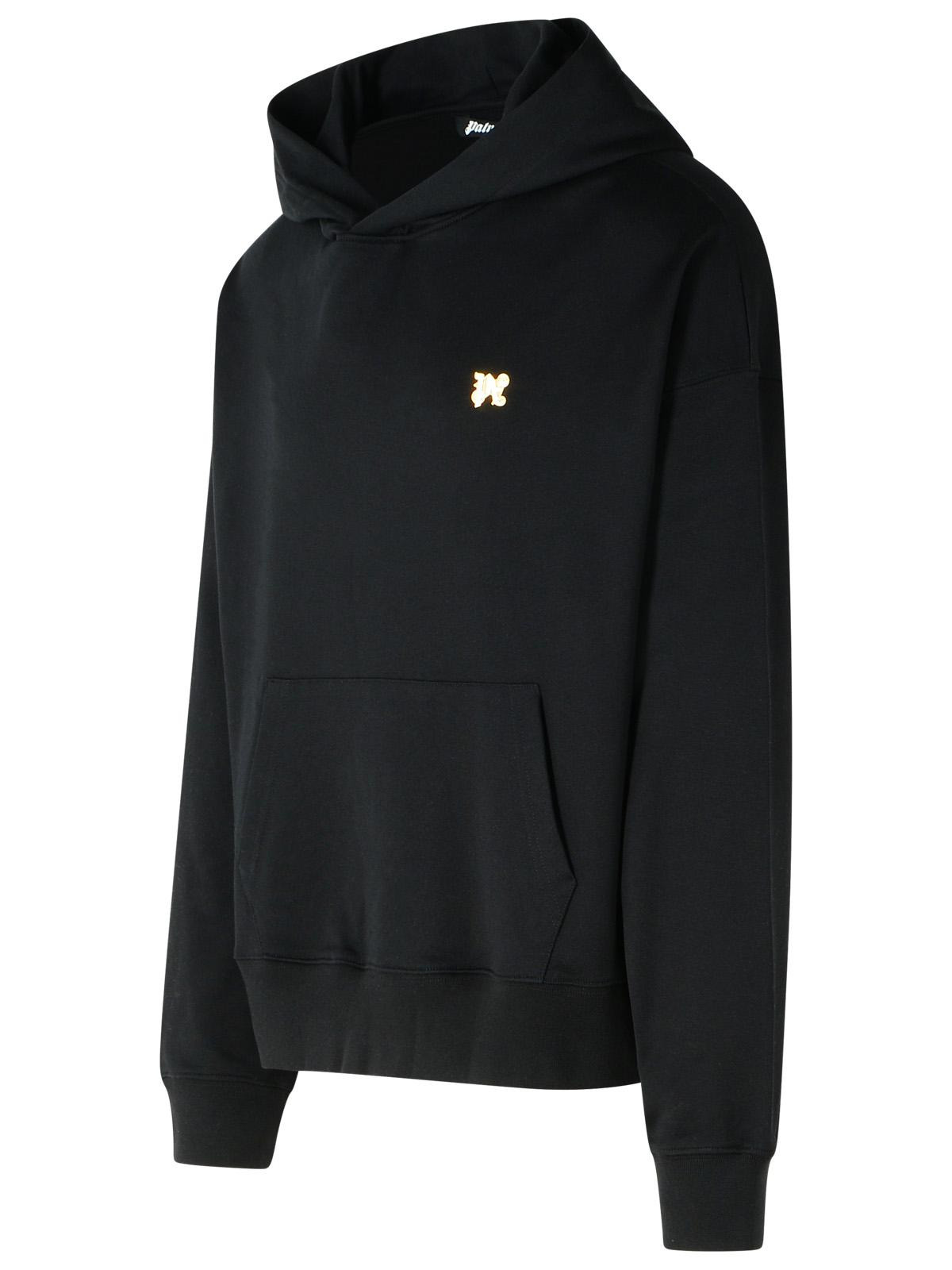 Palm Angels Black Cotton Sweatshirt Men - 2