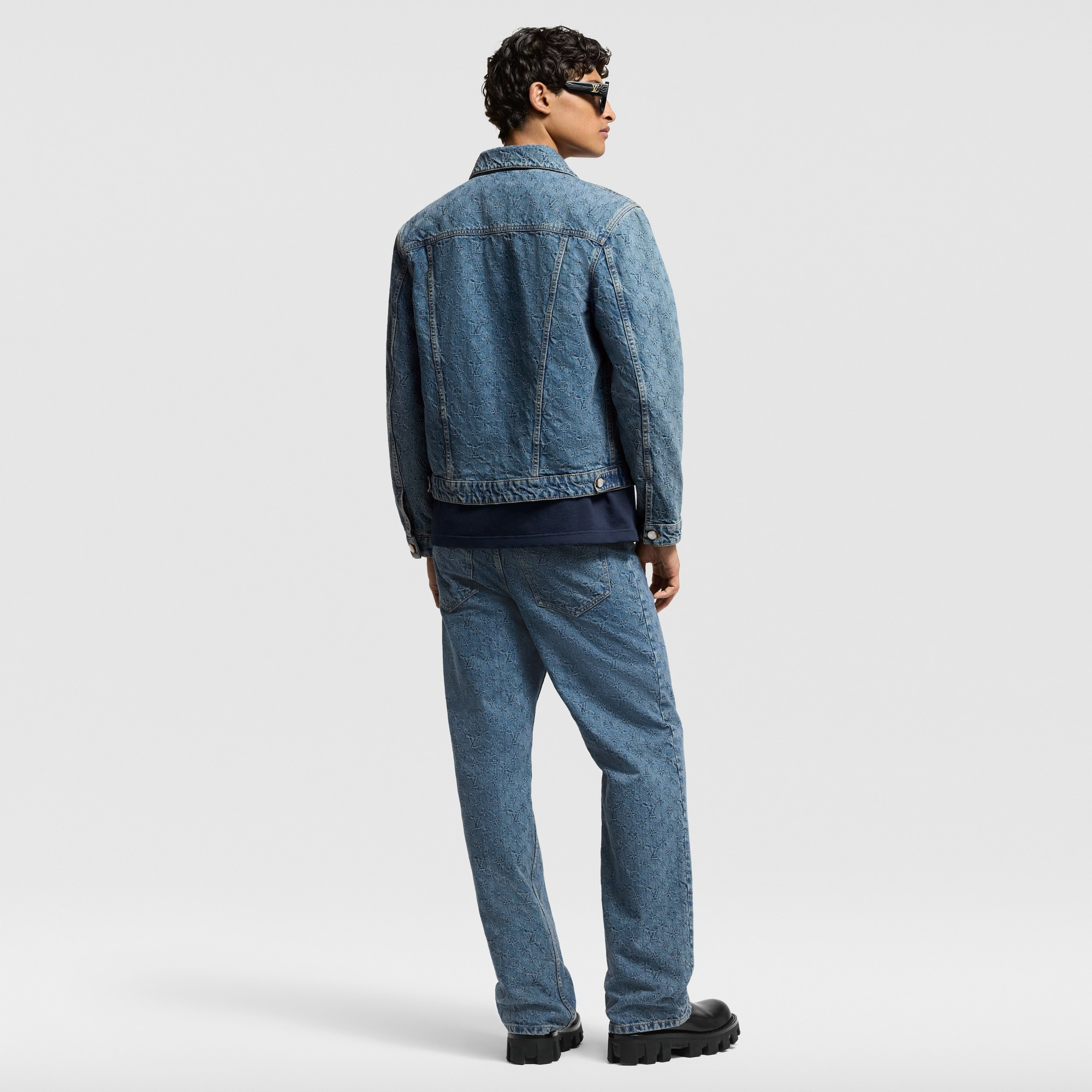 Monogram Jacquard Denim Jacket - 2