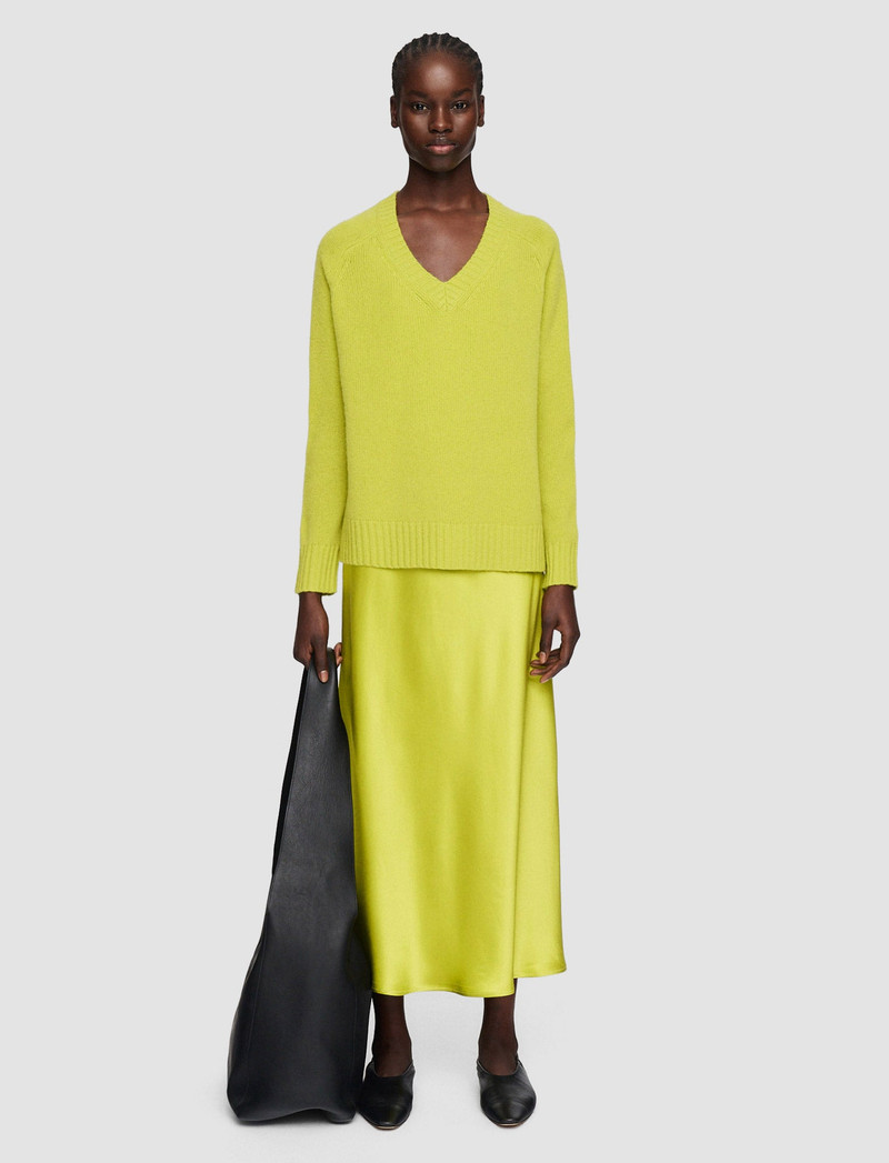 JOSEPH Open Cashmere V Neck Jumper outlook