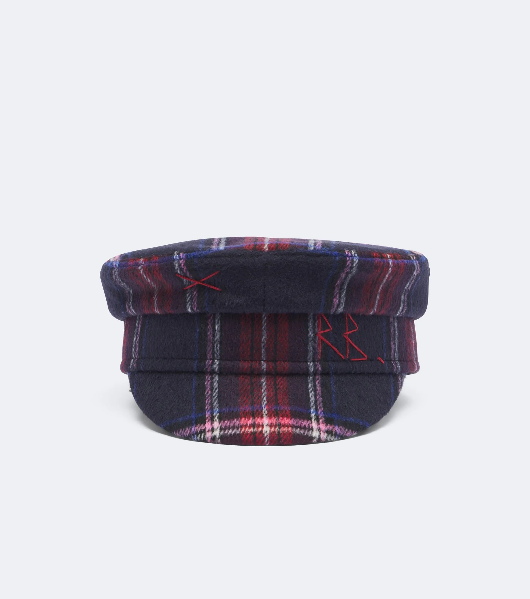 Plaid newsboy cap - 1