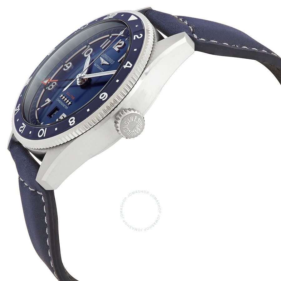 Longines Spirit Zulu Time Automatic Blue Dial Men's Watch L3.812.4.93.2 - 2