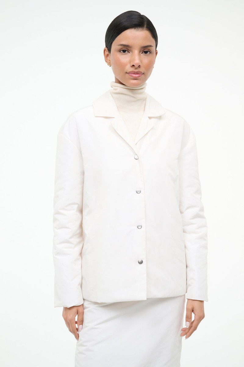 STAUD IMARI JACKET IVORY 6
