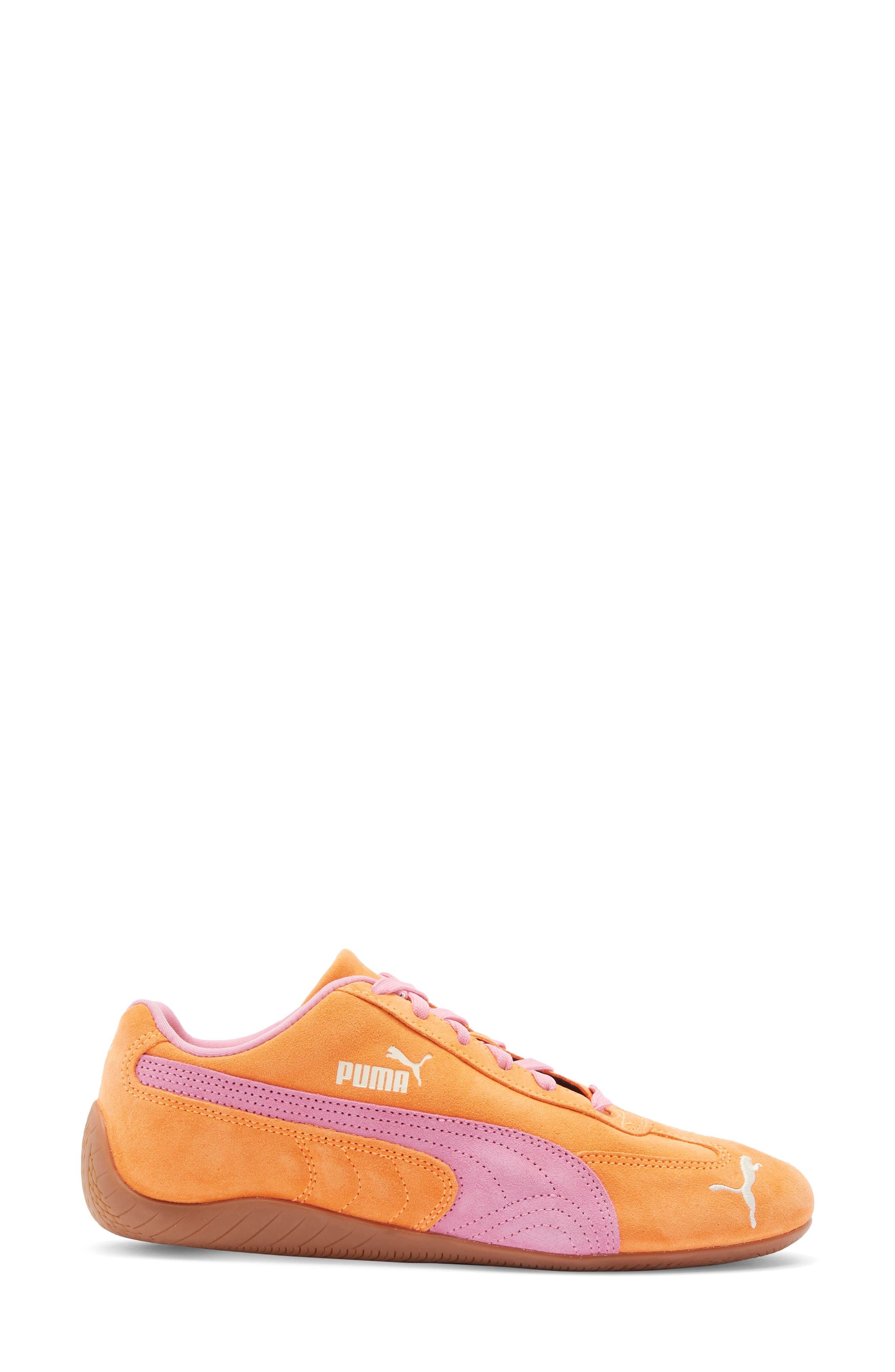 PUMA Speedcat OG Sneaker in Orange Glo-Poised Pink at Nordstrom - 3