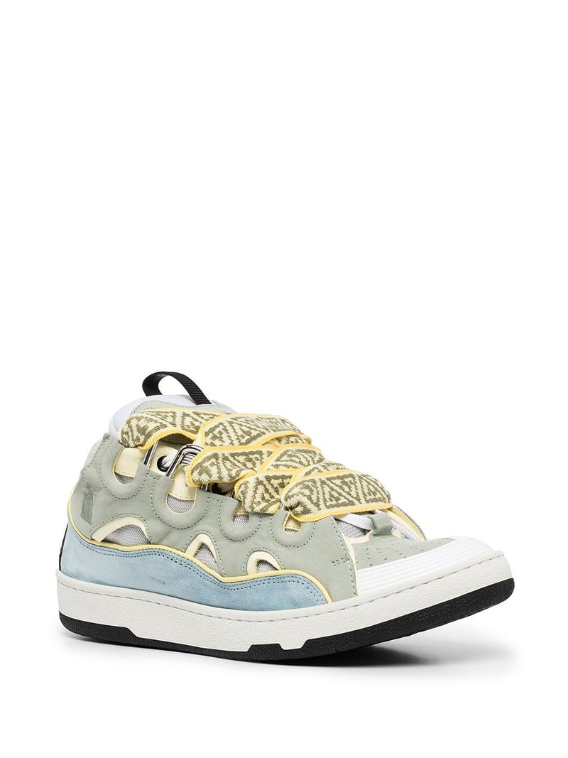 Lanvin LANVIN Curb Sneakers Ice Blue/Pale Green outlook