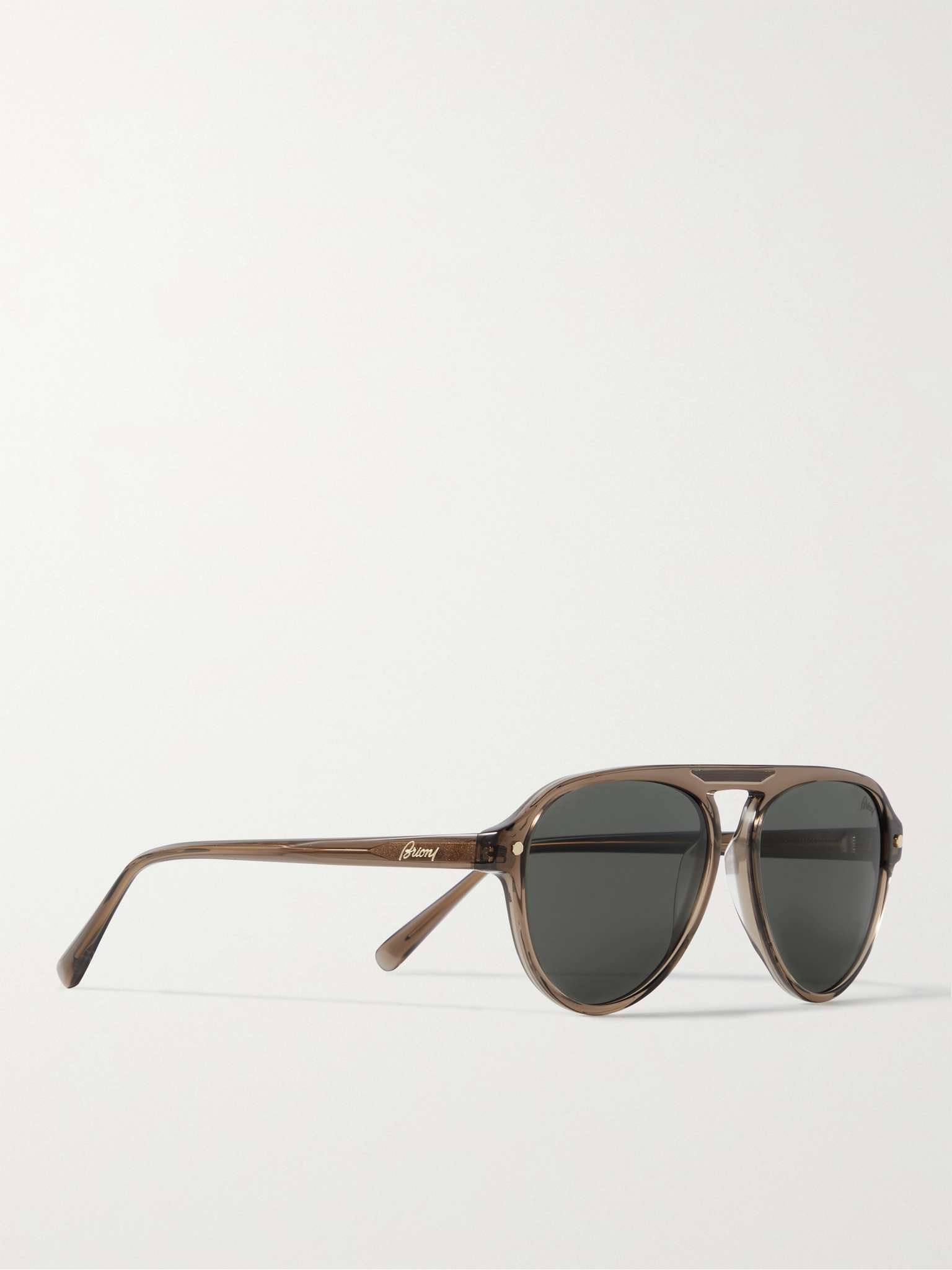 Aviator-Style Acetate Sunglasses - 3