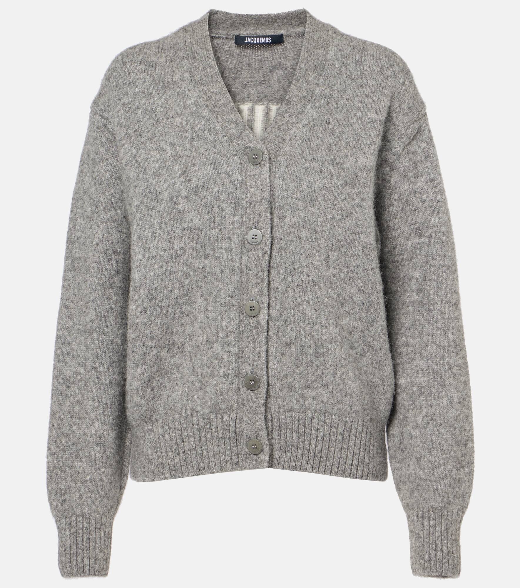 Alpaca-blend cardigan - 1