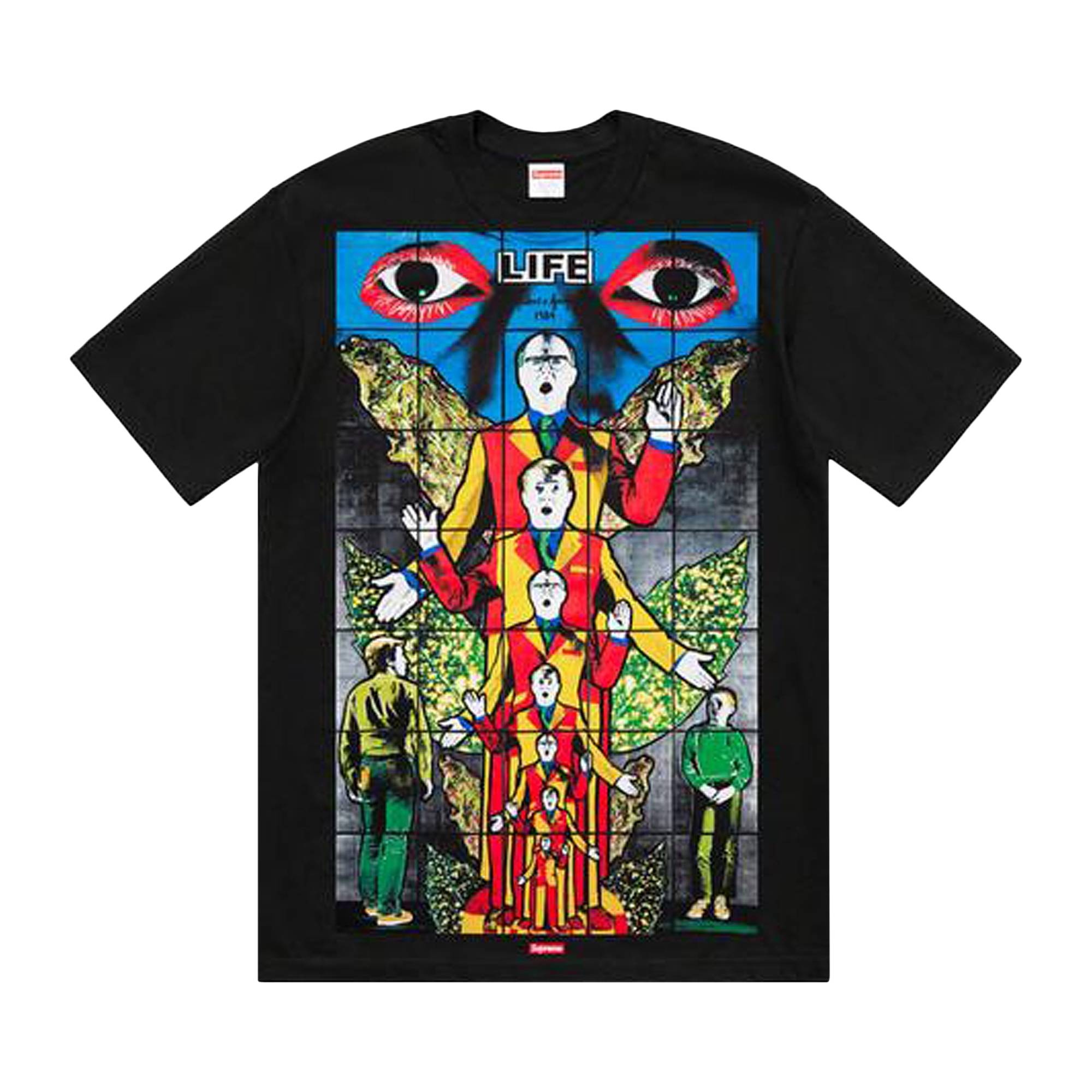 Supreme Gilbert and George LIFE Tee 'Black' - 1