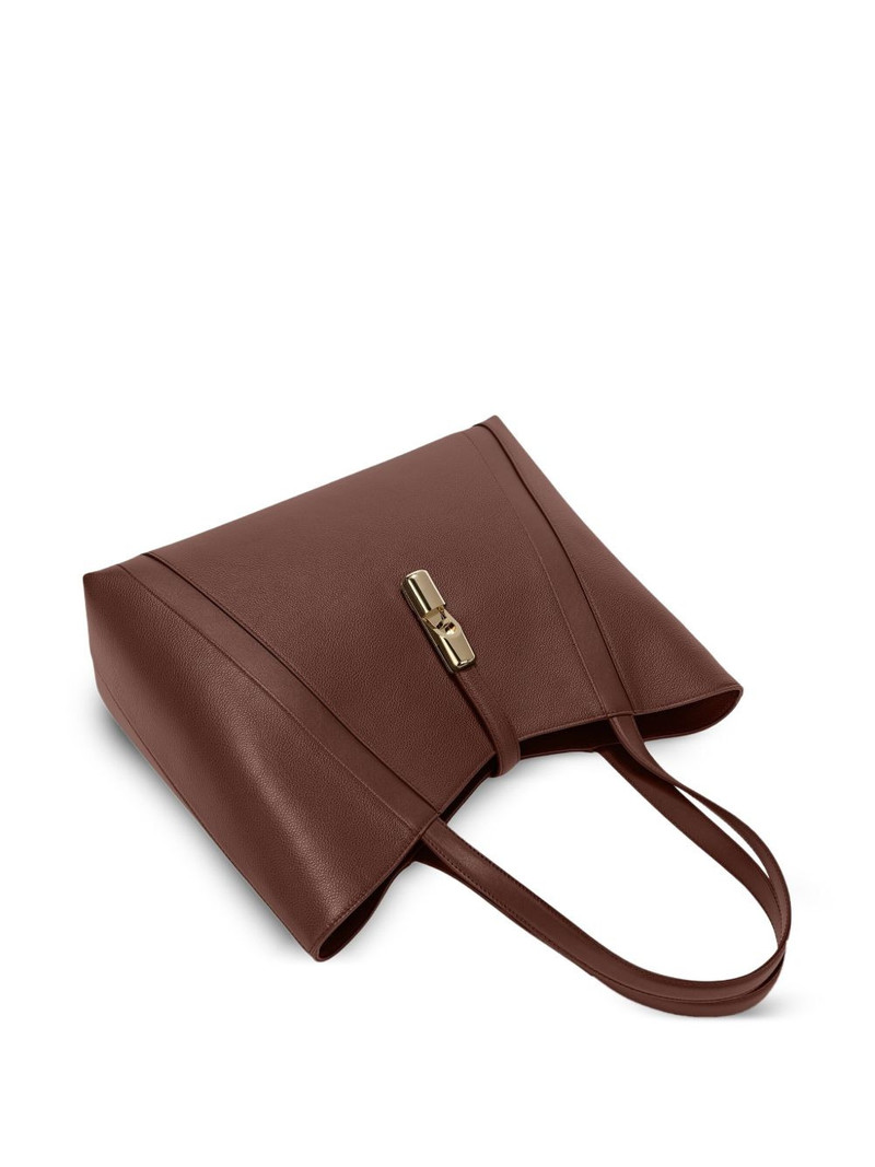 curved-panel clasp tote bag 3