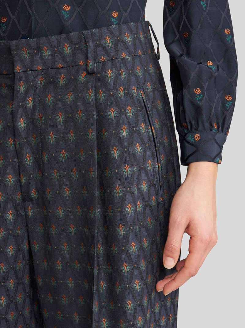 Etro JACQUARD TROUSERS outlook