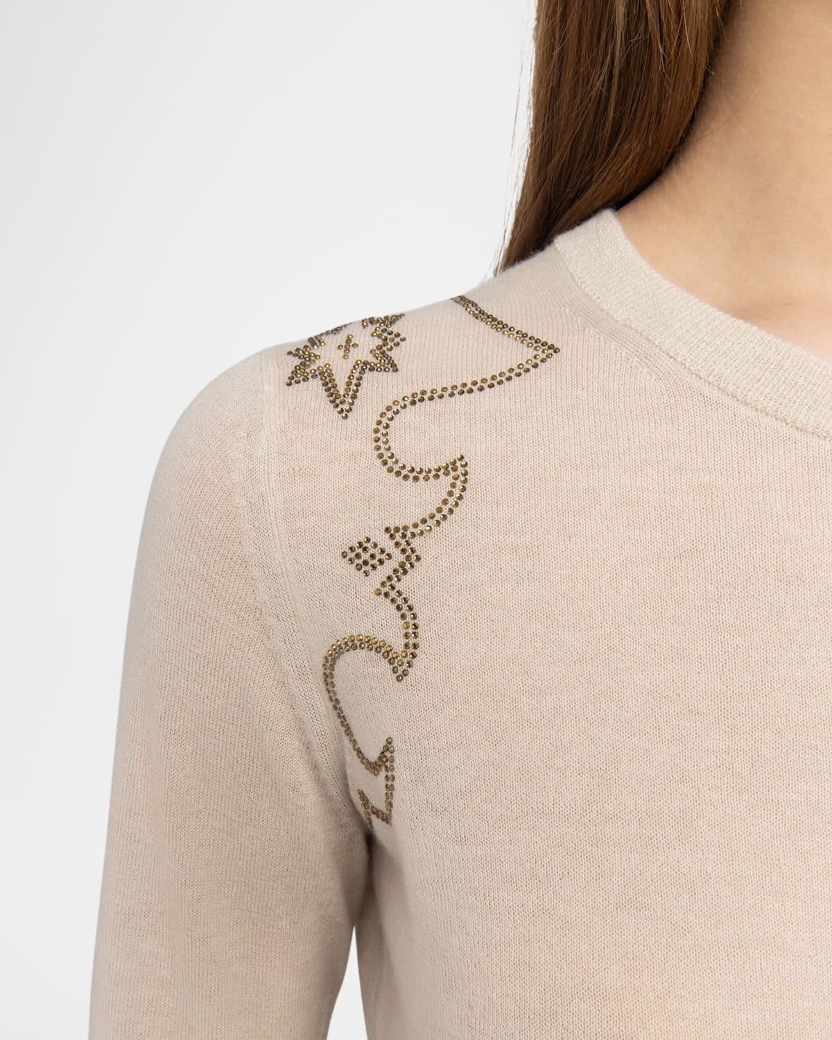 Missya Western Strass Cashmere Cardigan - 5