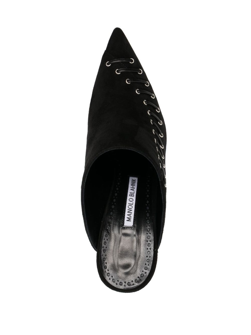 Dobre 105mm suede mules - 4
