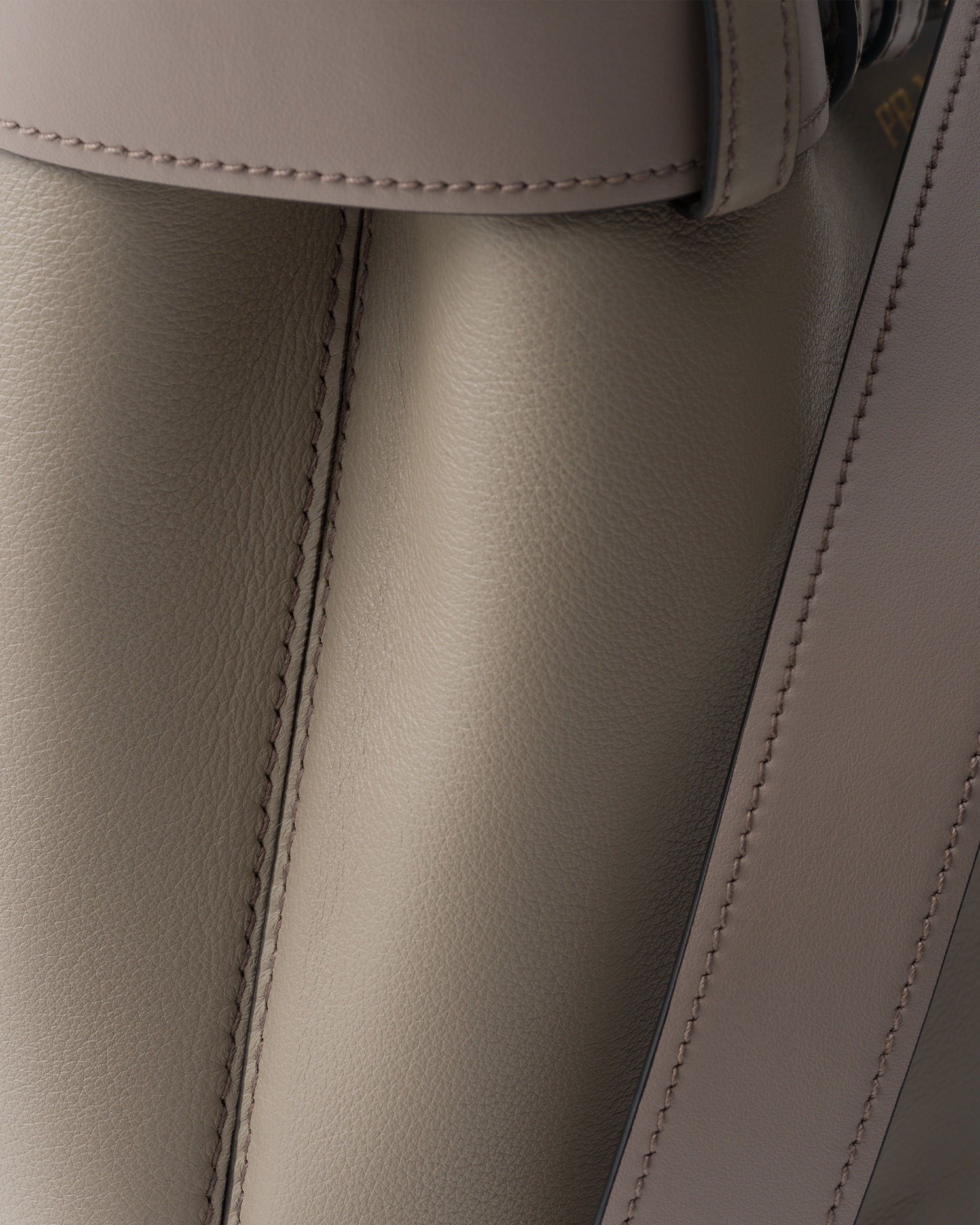 Prada Buckle medium leather handbag with belt - 5