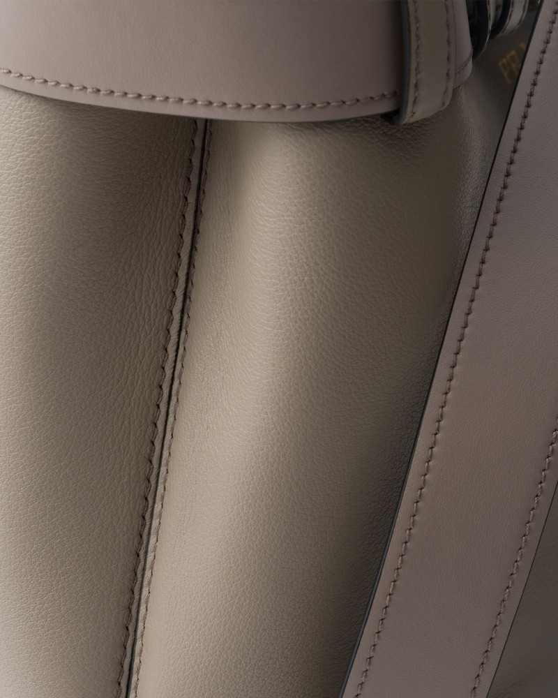 Prada Buckle medium leather handbag with belt 5
