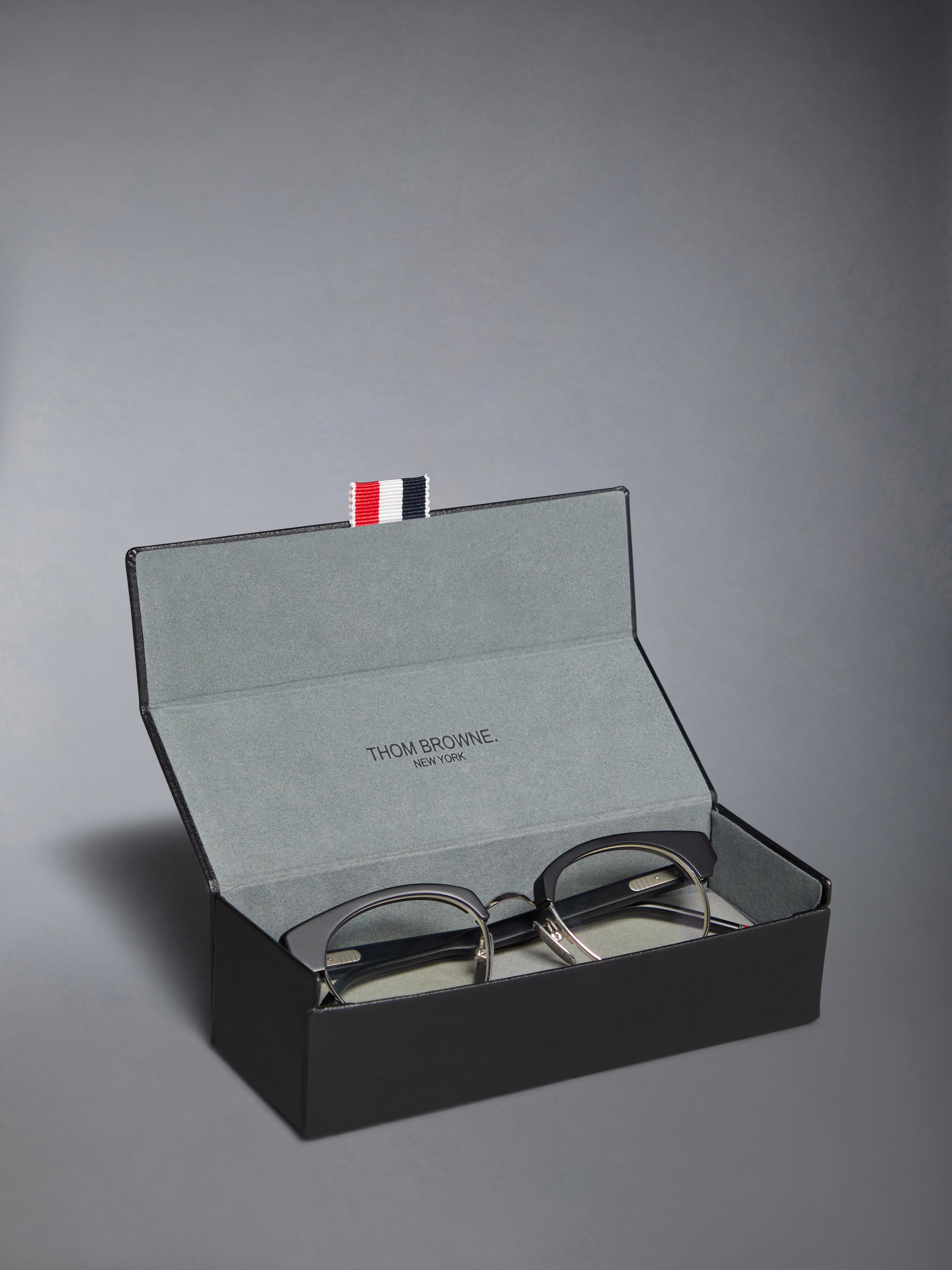 Acetate And Titanium Oval Eyeglasses - 8