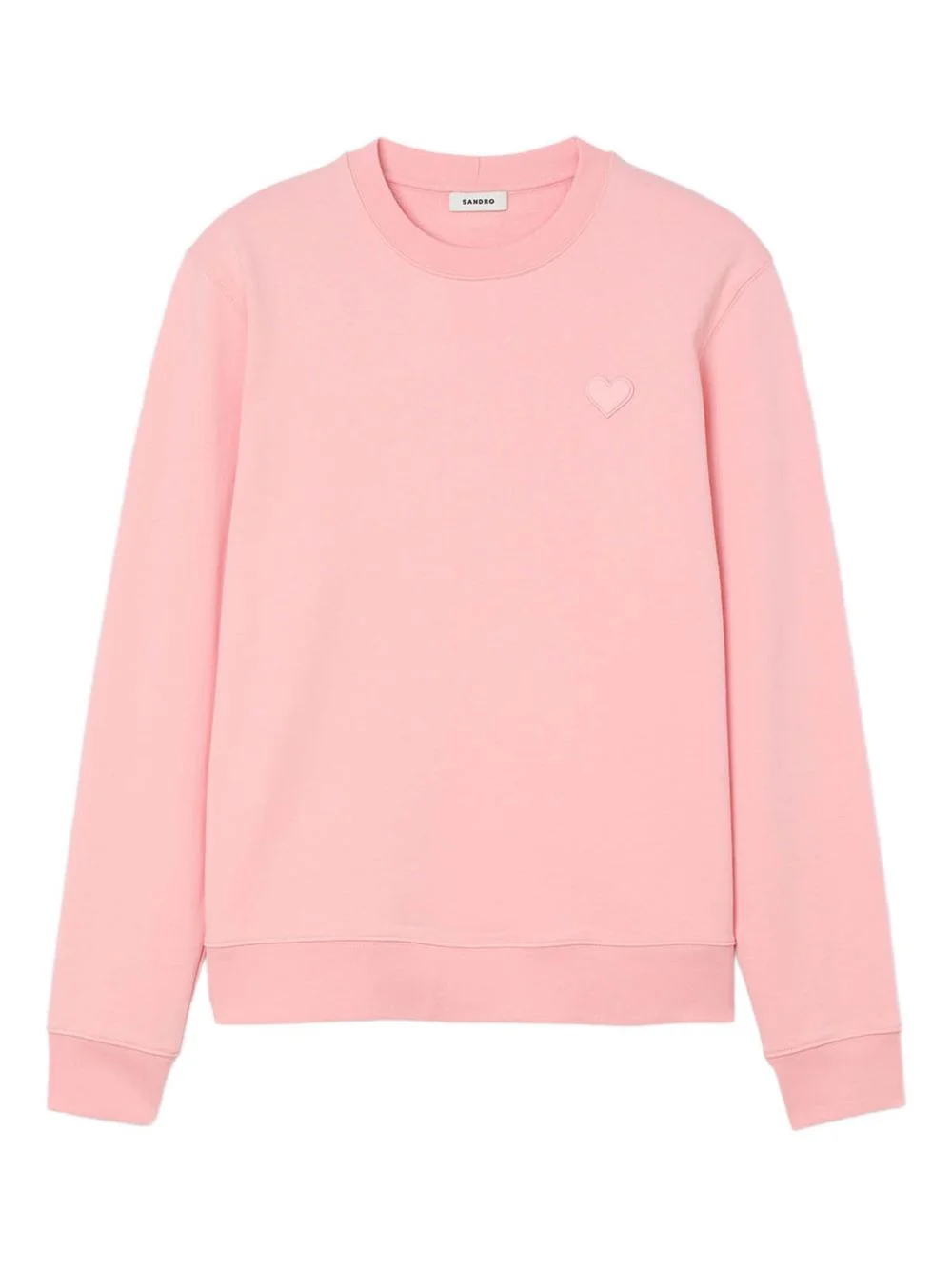heart-motif sweatshirt - 1