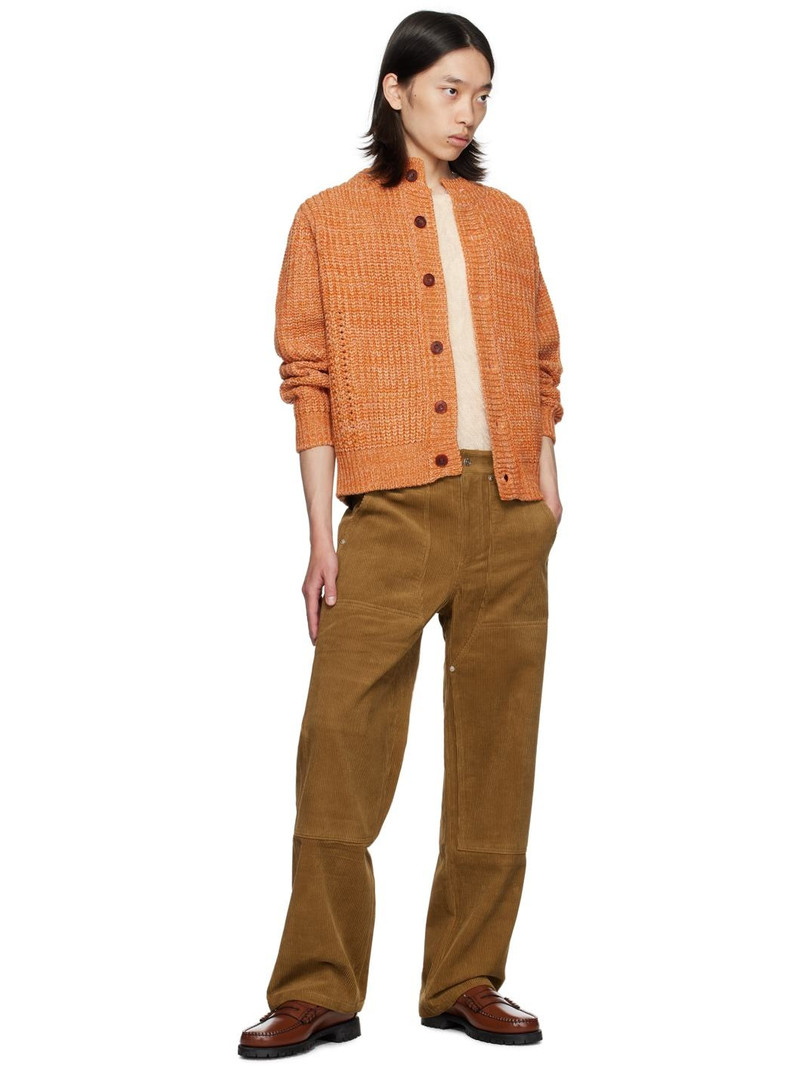 AFTER PRAY Brown Patch Trousers outlook