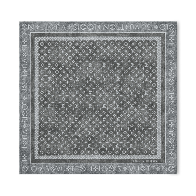 Monogram Infinity Denim Square 90 1