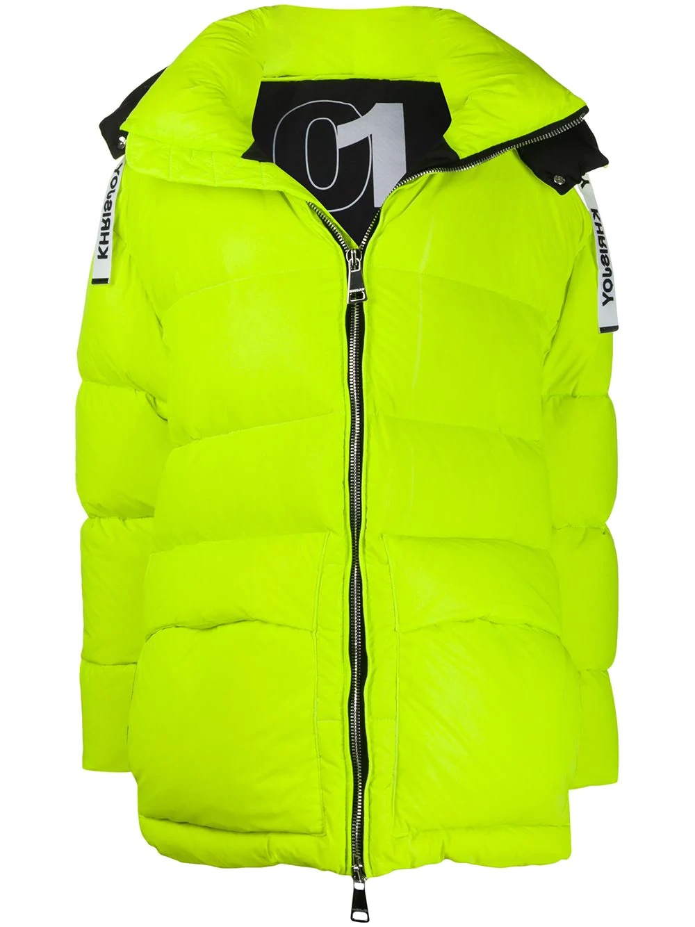 oversized down puffer coat - 1