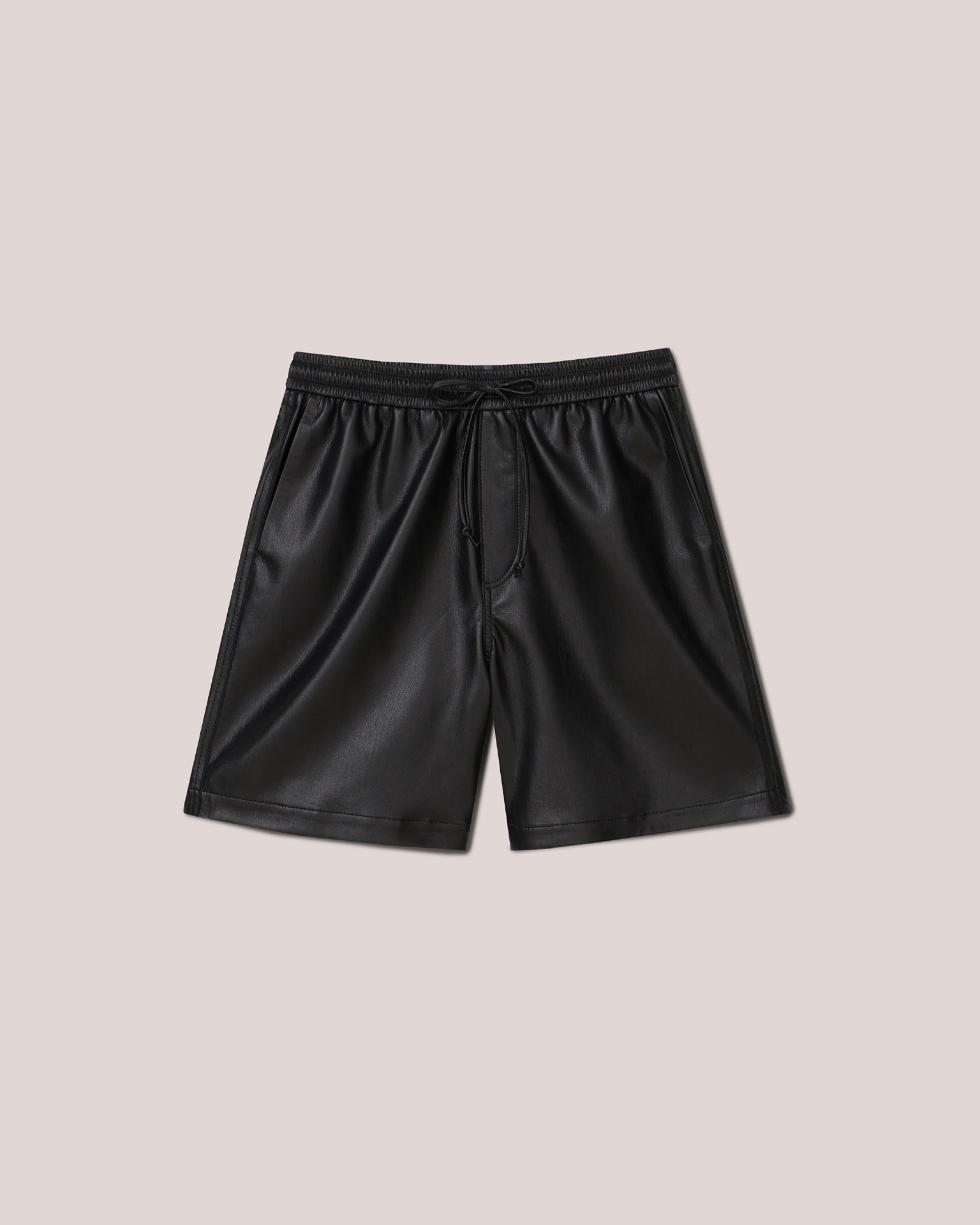 DOXXI - OKOBOR™ alt-leather shorts - Black - 1