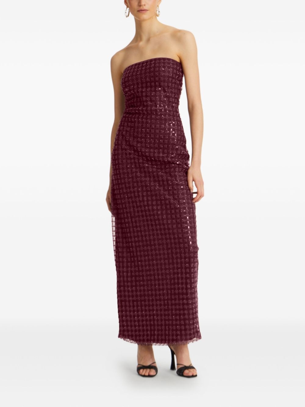 sequin-embellished maxi dress - 2