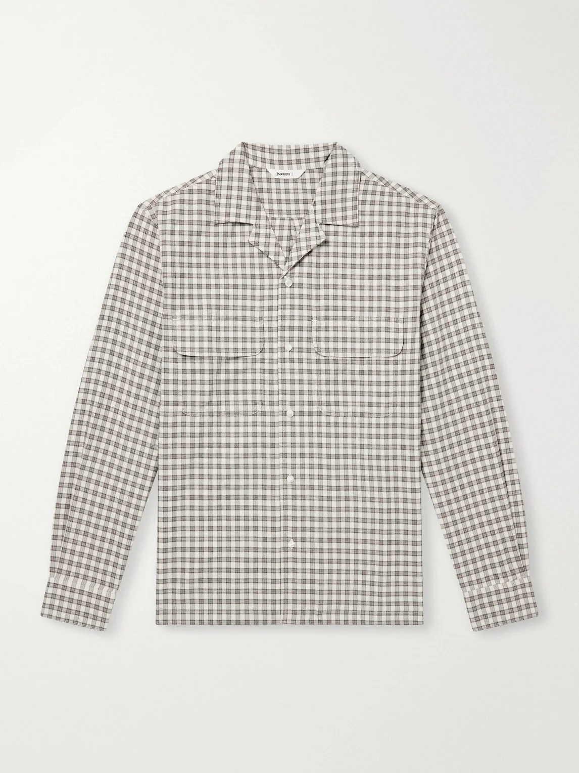 Checked Cotton Shirt - 1