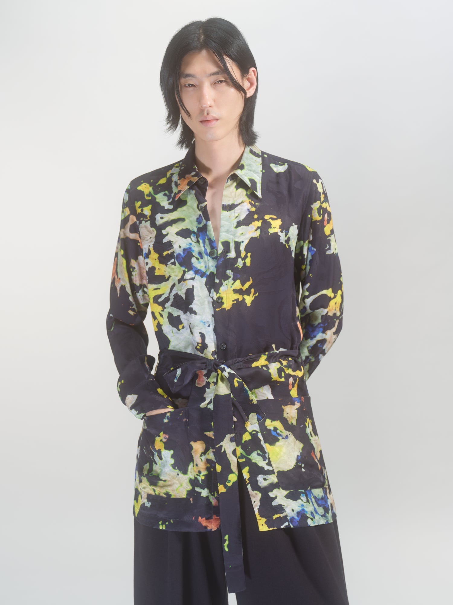 FLORAL PYJAMA SHIRT - 6