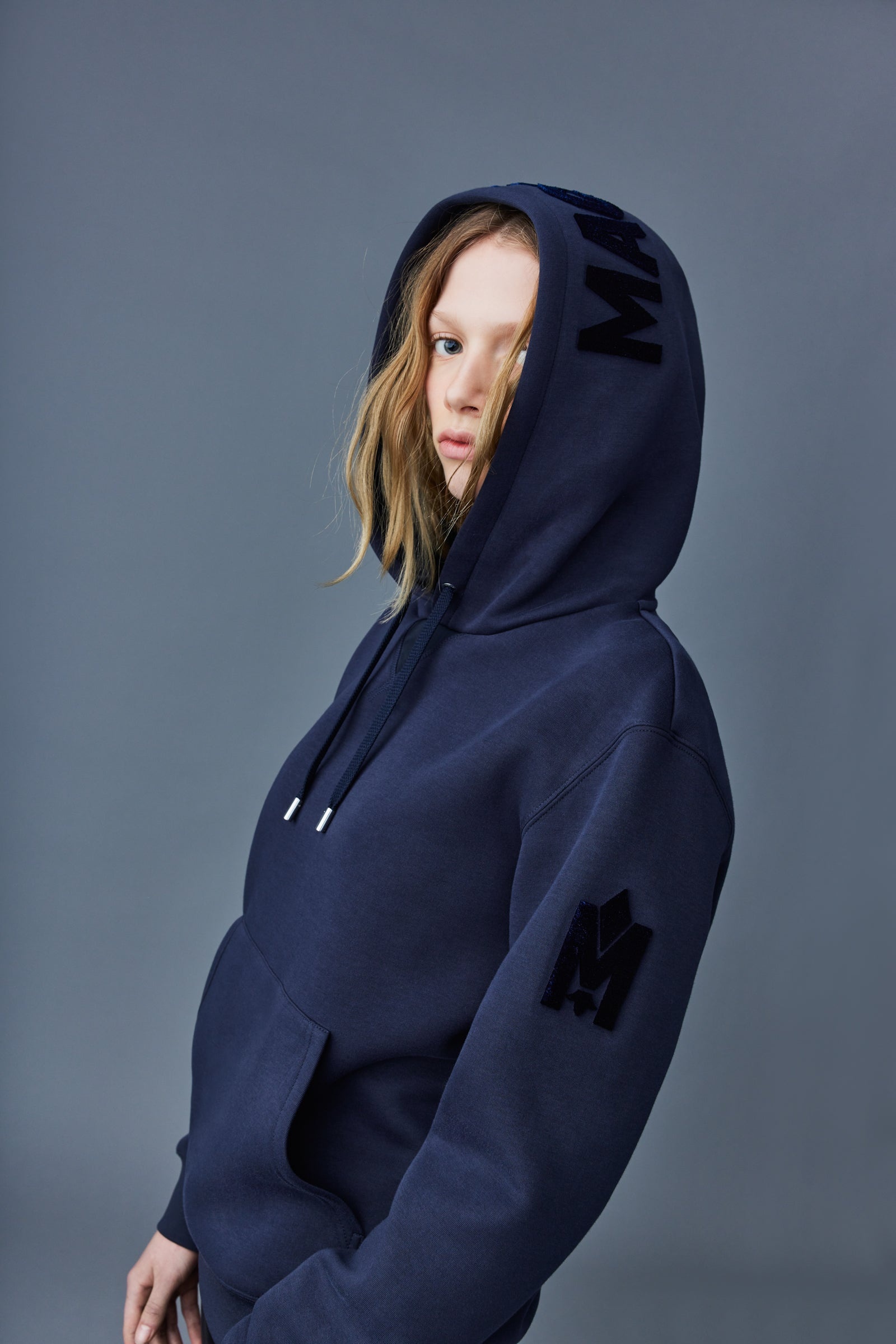 KRYS hoodie with velvet embroidery - 6