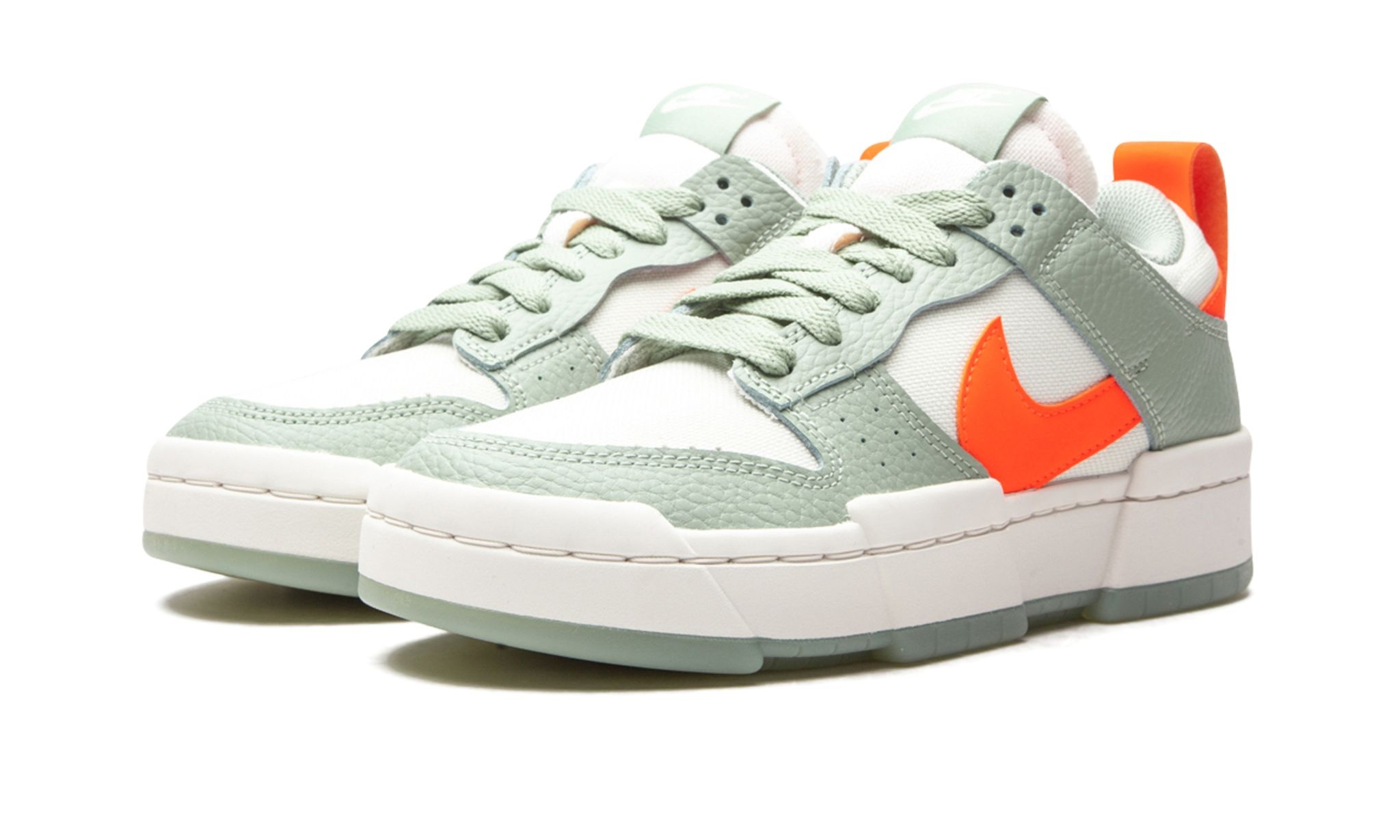 WMNS Dunk Low Disrupt "Sea Glass / Hyper Crimson" - 2