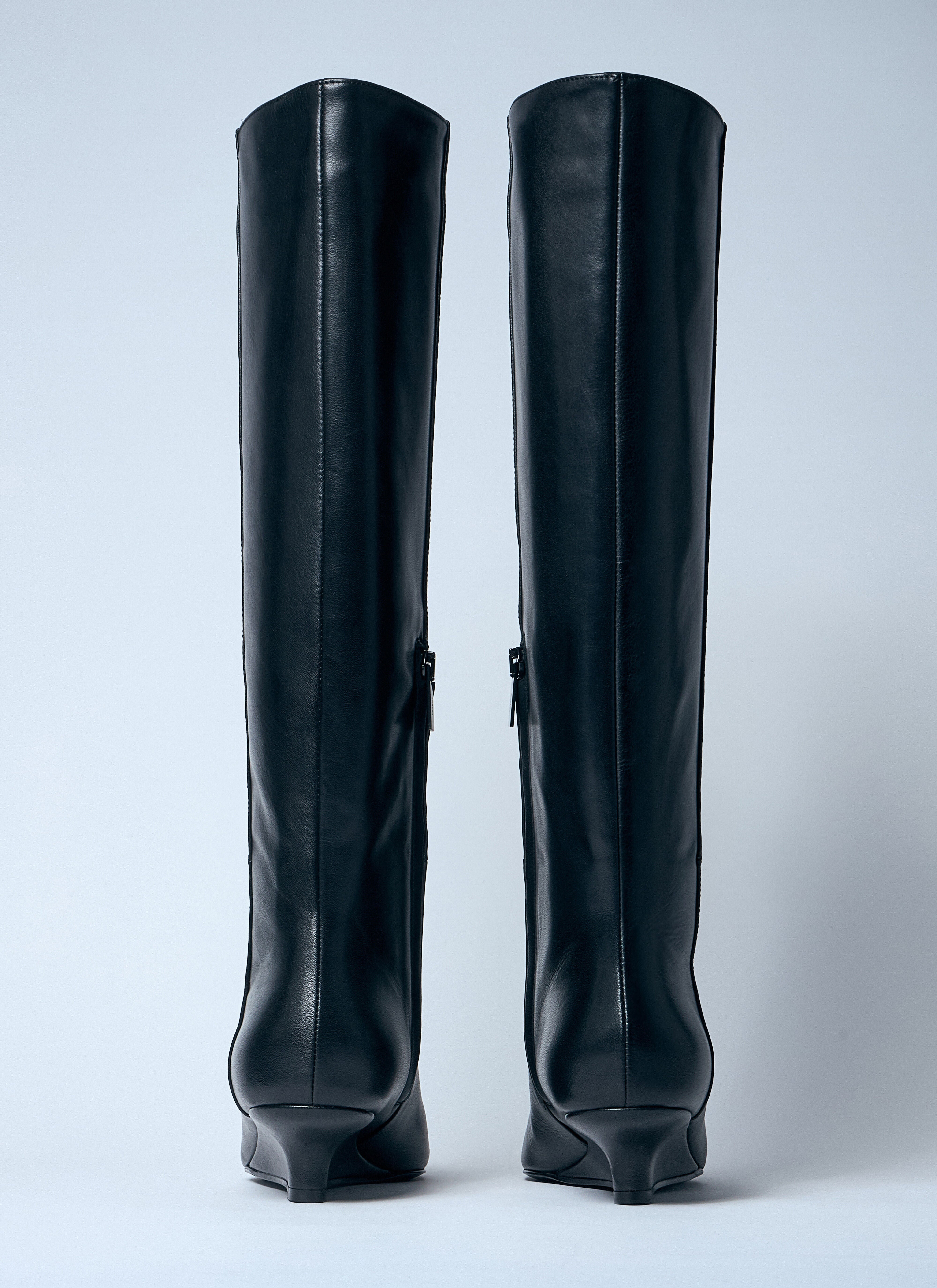 Toteme Women Sharp Knee-High Leather Boots - 6