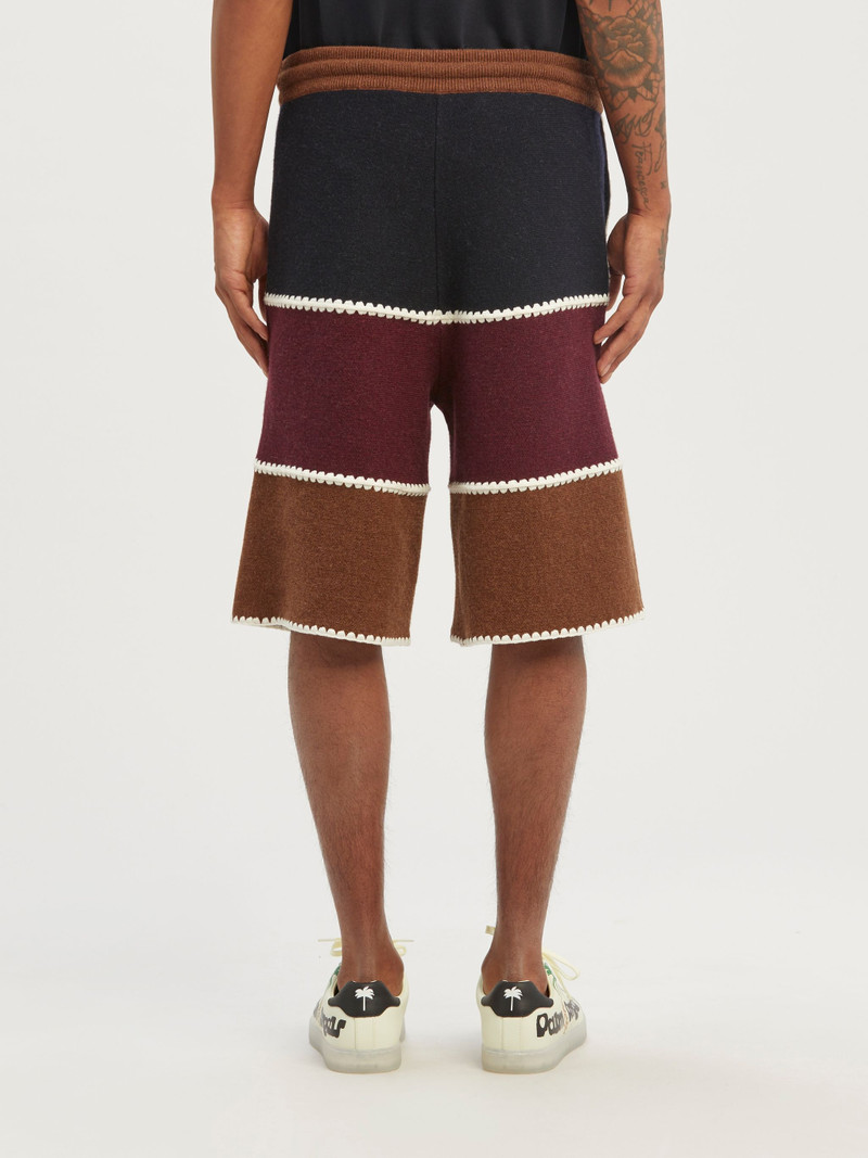 Monogram Striped Knit Shorts 5
