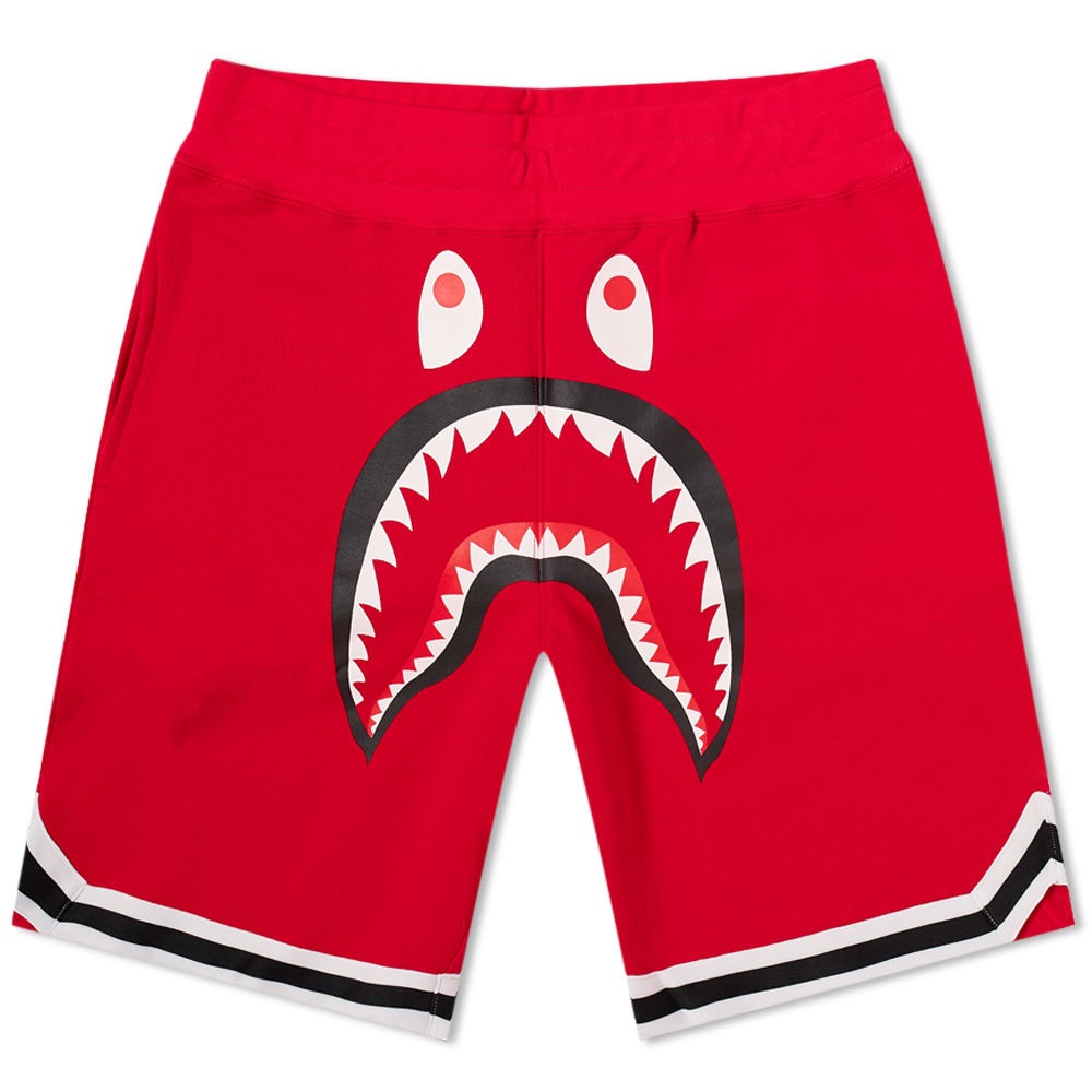 A Bathing Ape Shark Basketball Sweat Short - 1