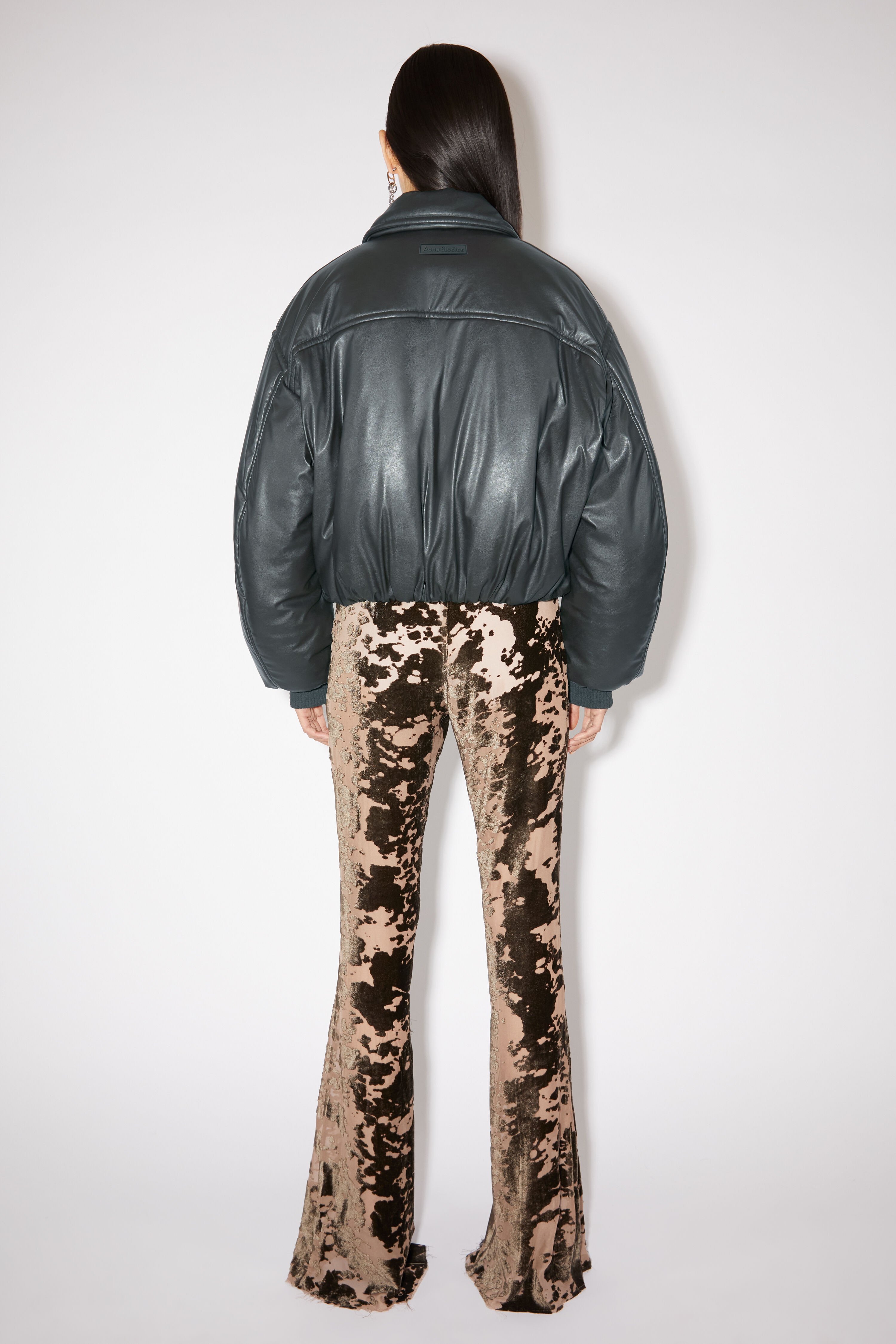 Coated bomber jacket - Deep Green - 3