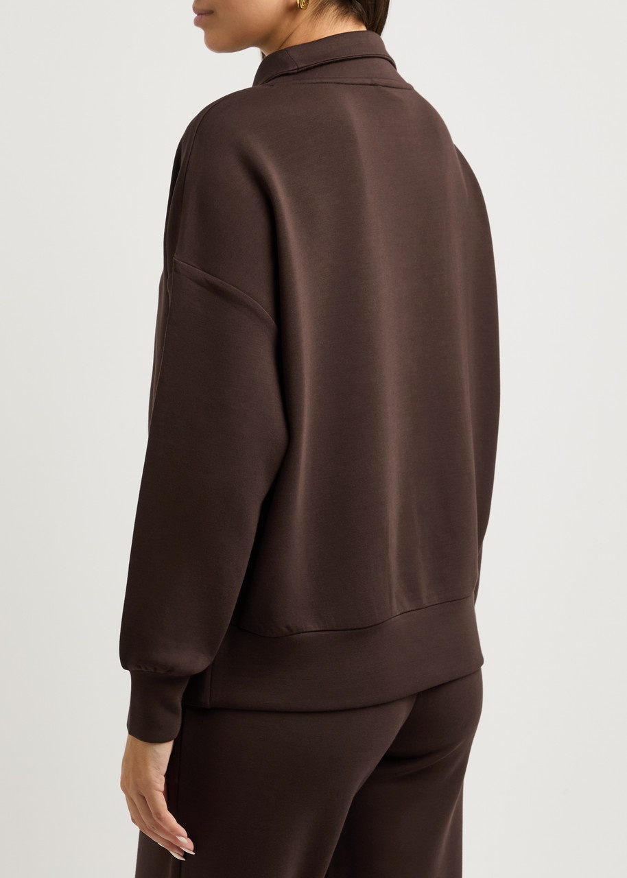 Varley Hawley Half-zip Stretch-jersey Sweatshirt - 3